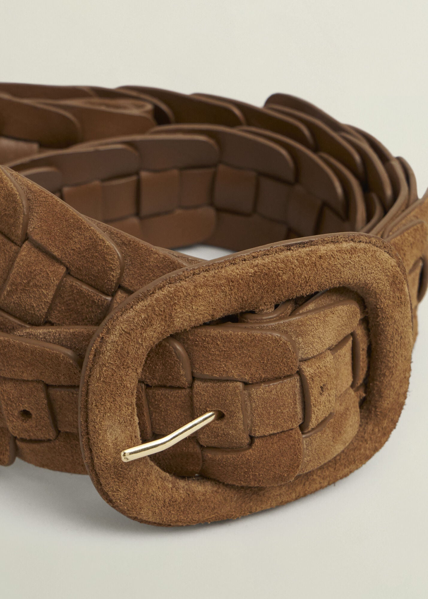 Abbie Suede Woven Belt