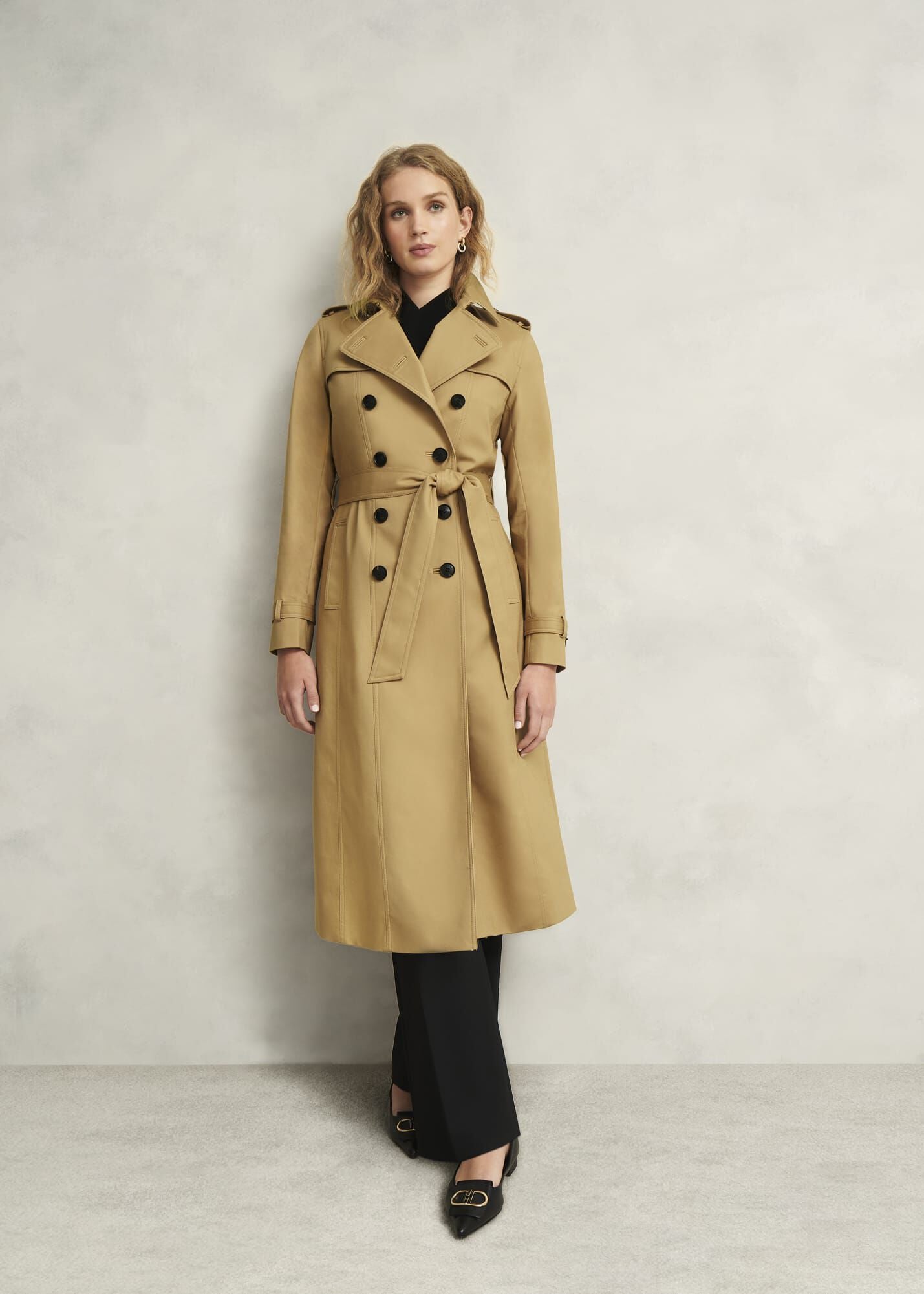 Skylar Shower Resistant Midi Trench