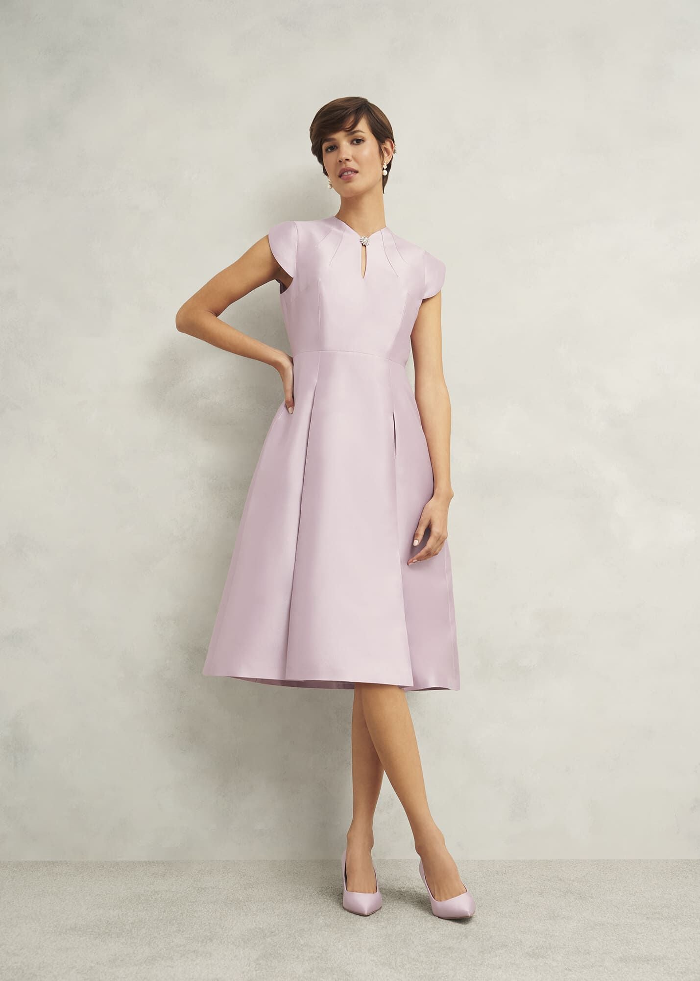Rhea Wool Silk Dress