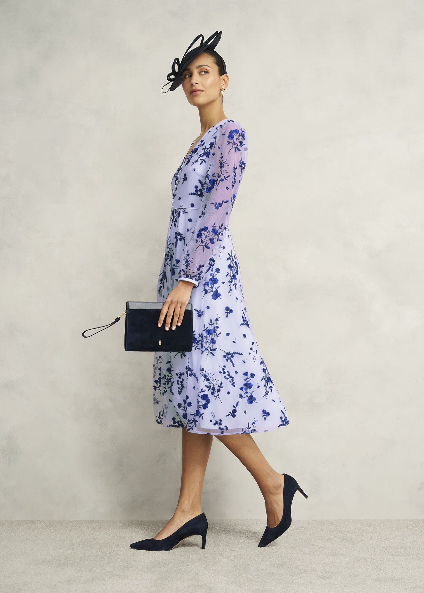 Petite Ella Embroidered Dress