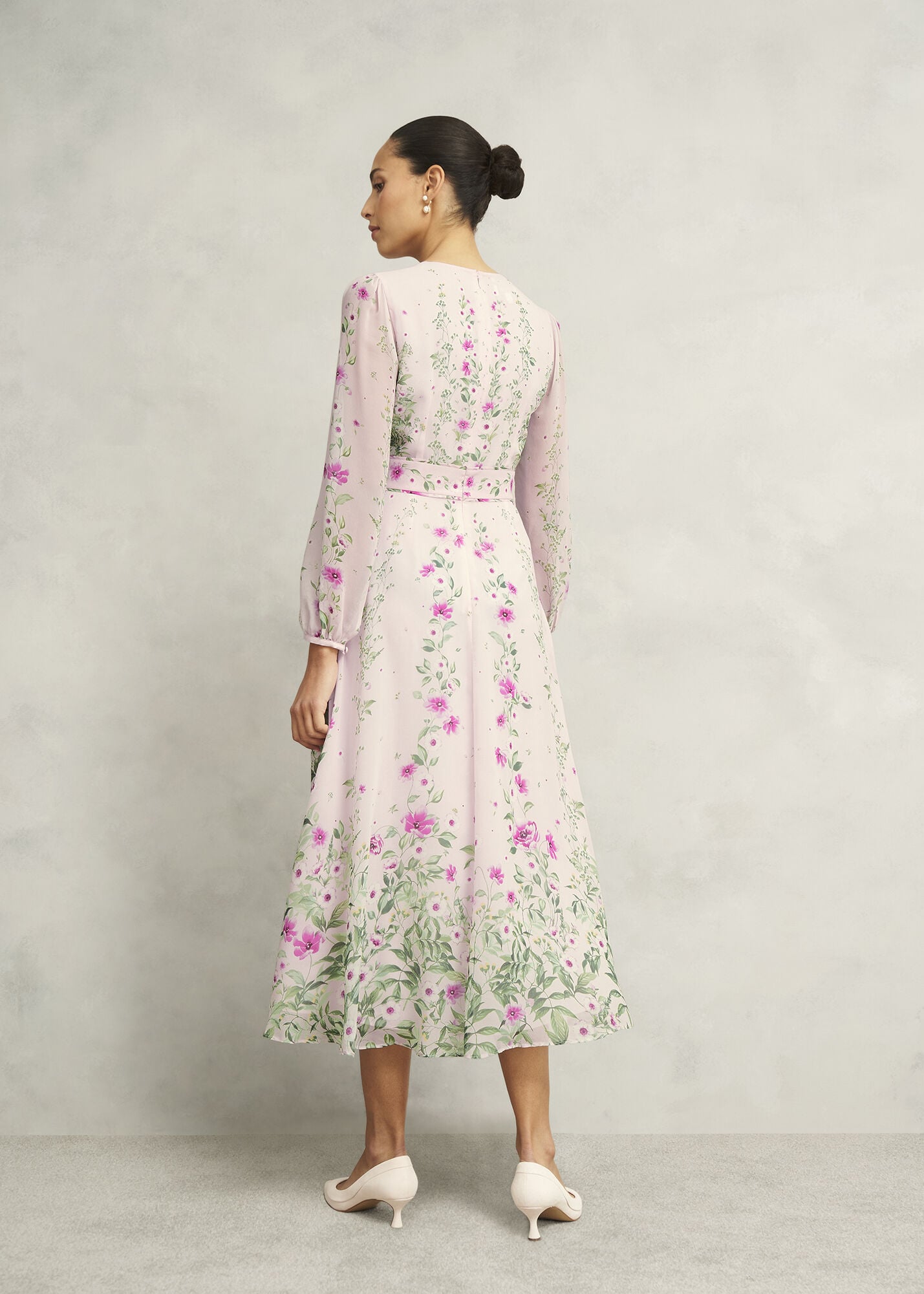 Fay Silk Bow Detail Dress