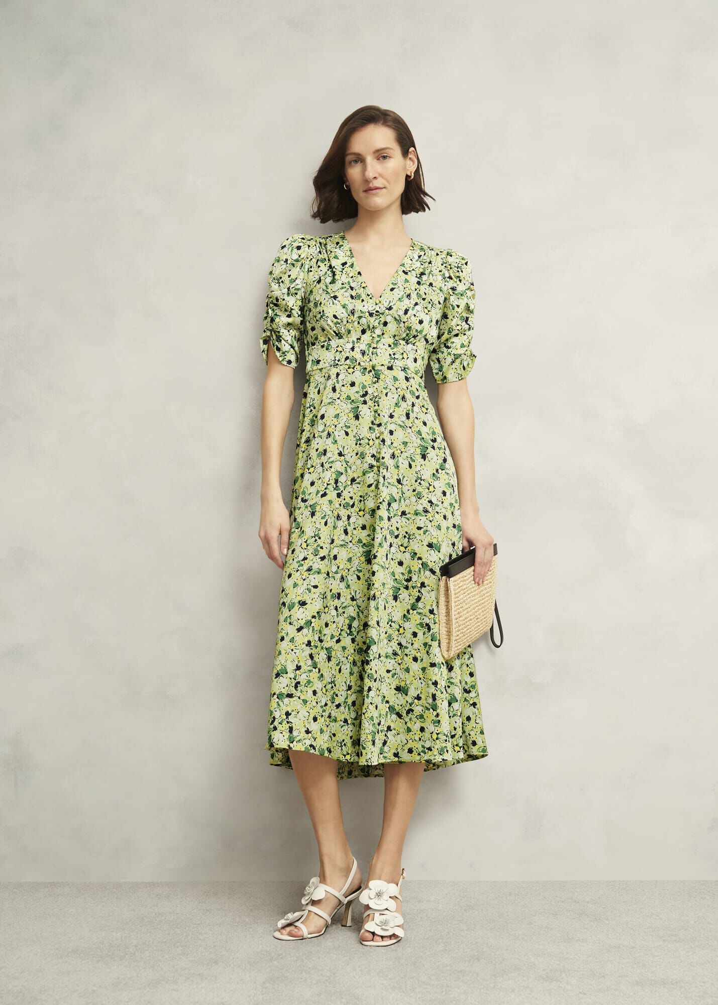 Ennerdale V Neck Midi Dress