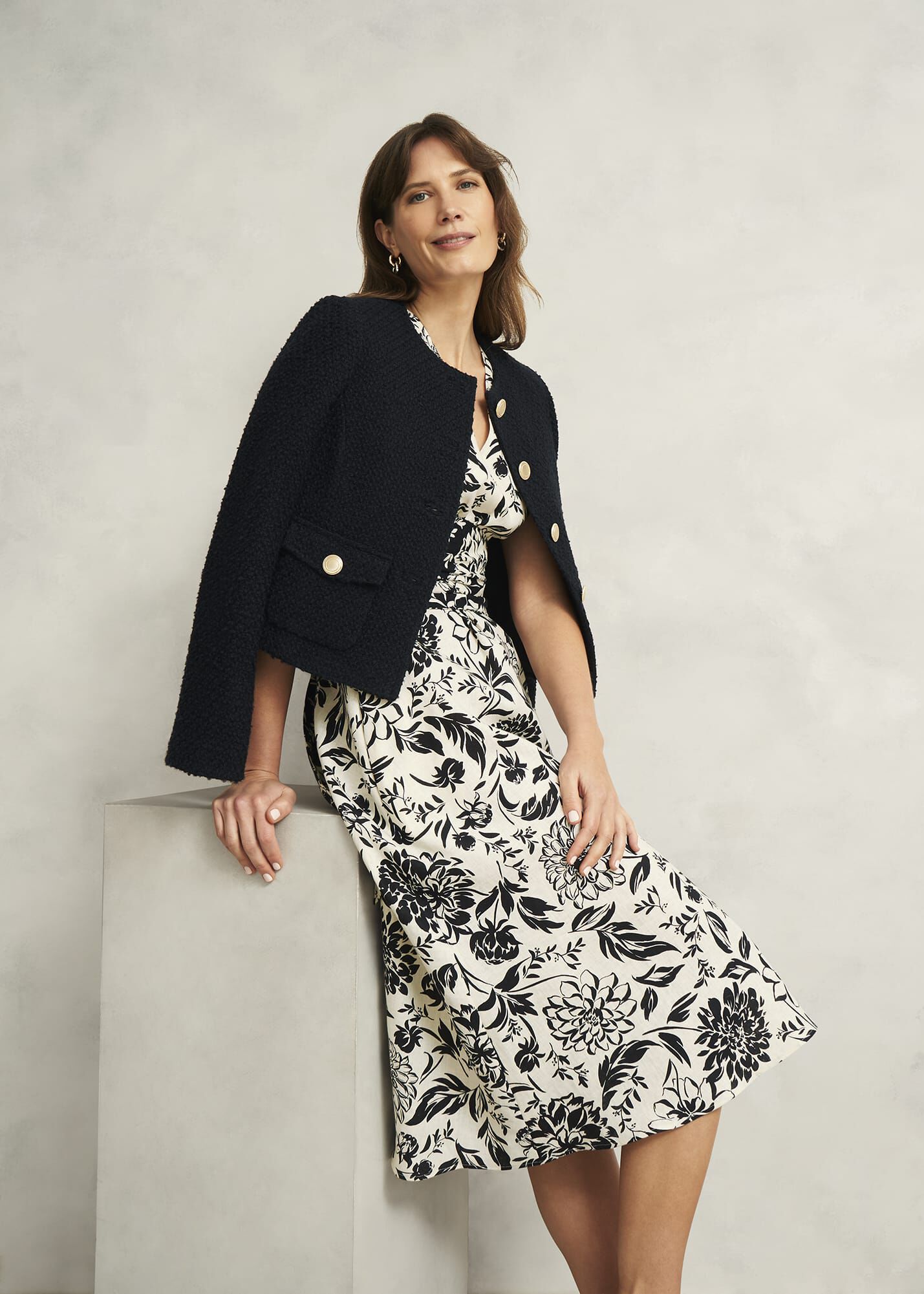 Petite Teagan Linen Dress