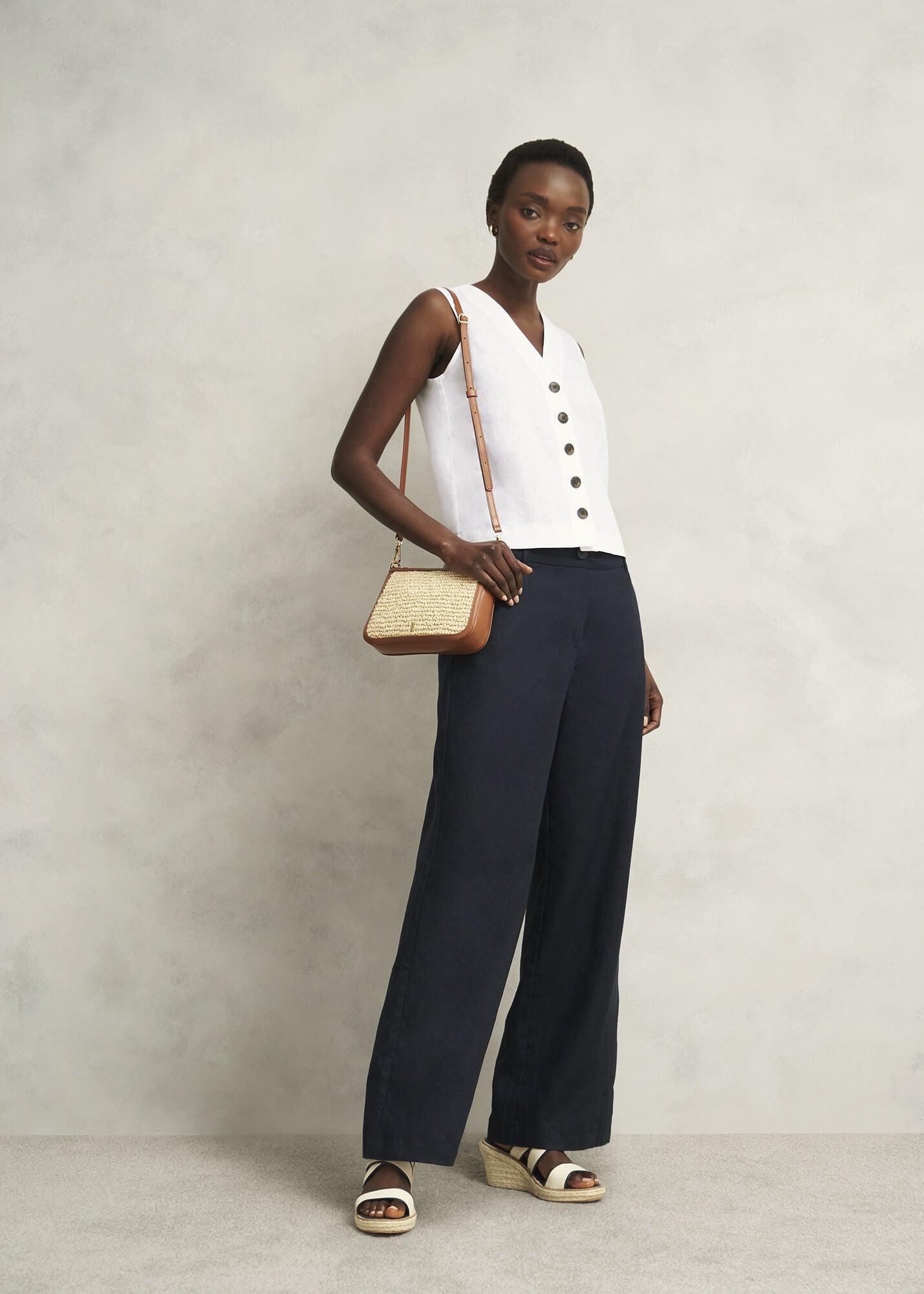 Kaylee Linen Top