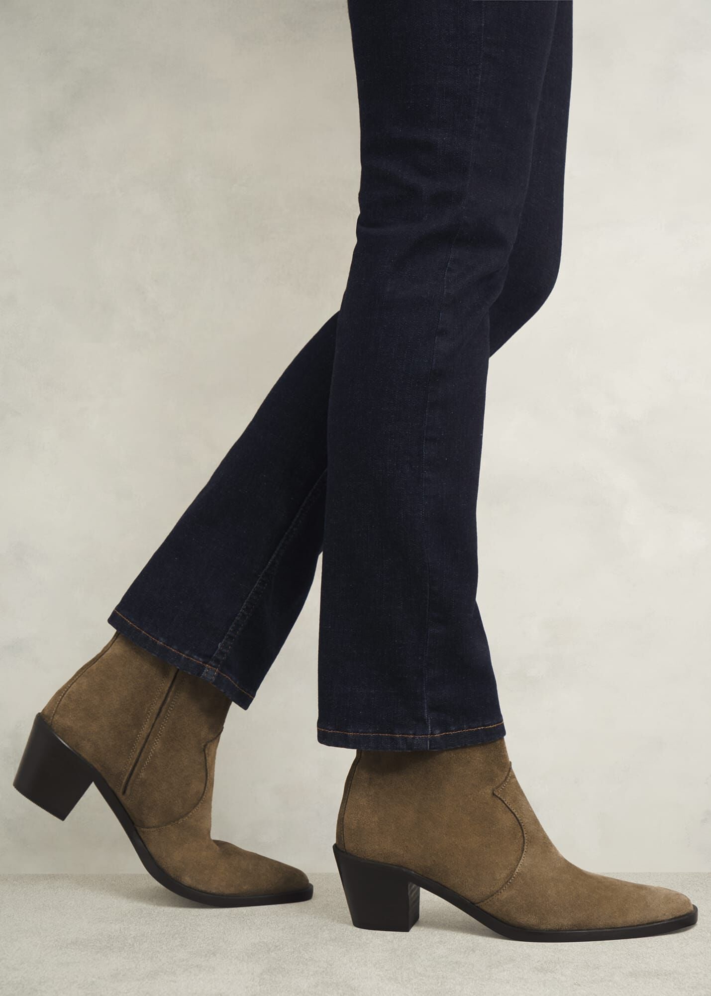 Frankie Suede Western Boots