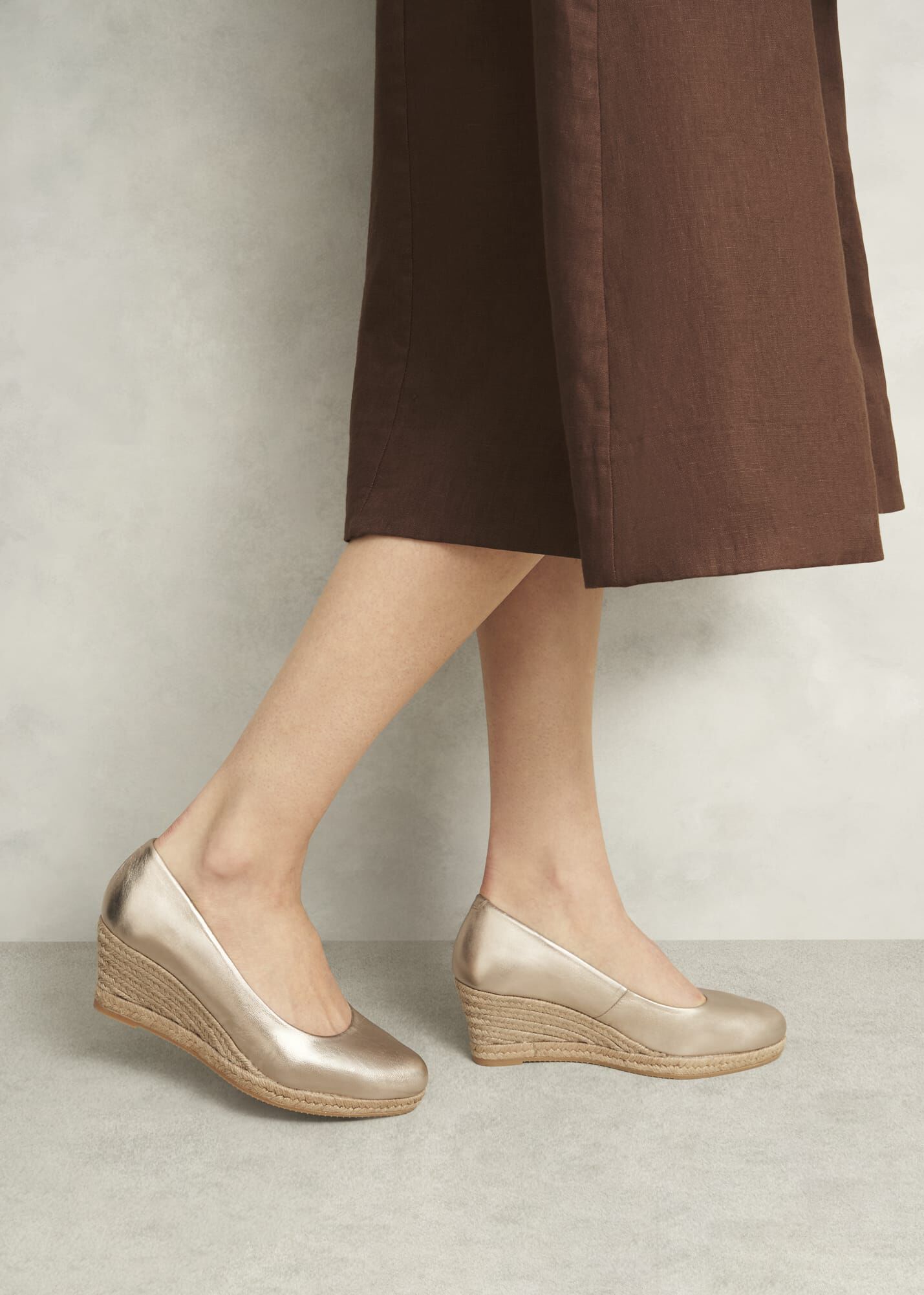 Anna Leather Espadrilles