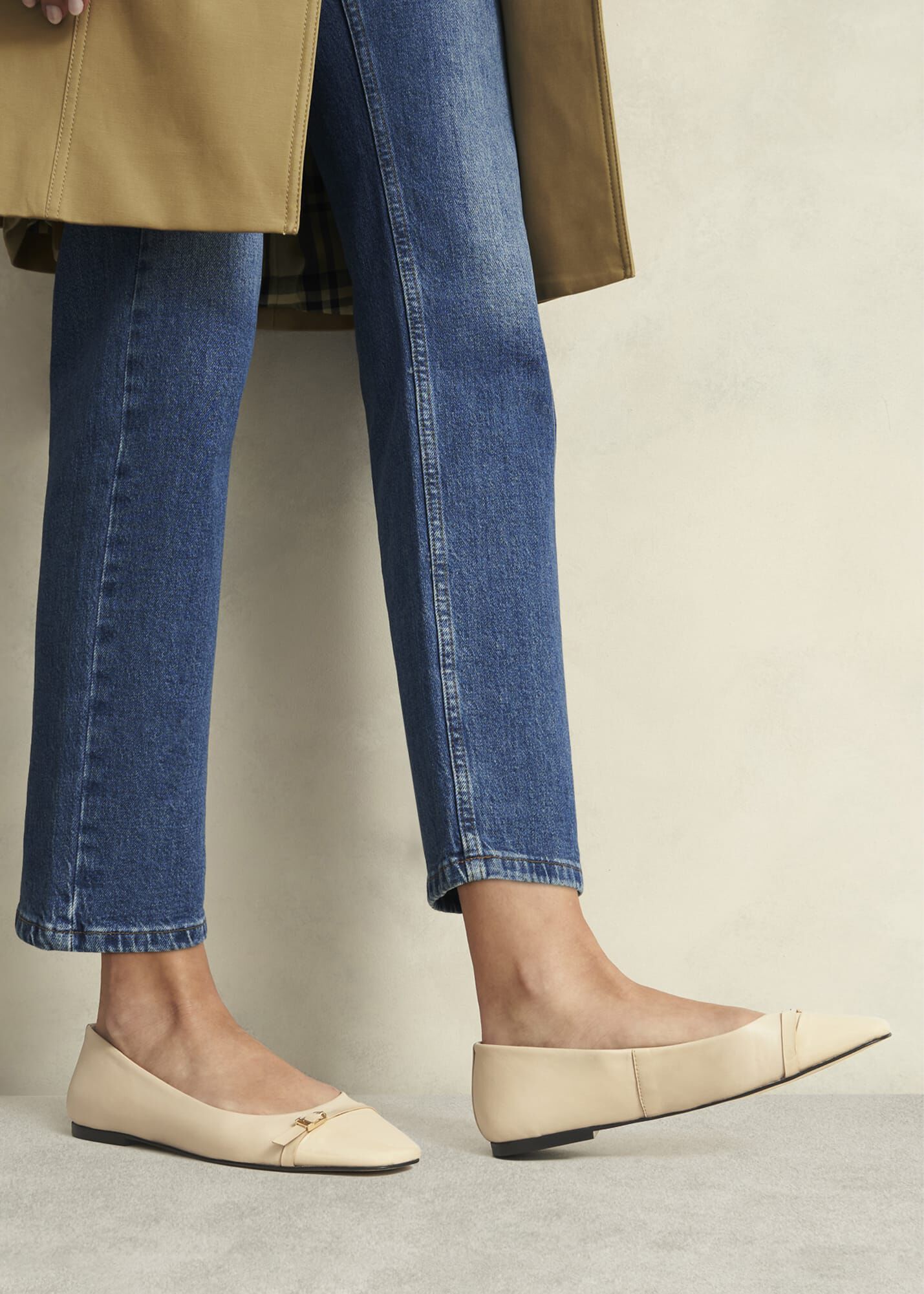 Kelly Leather Ballerinas