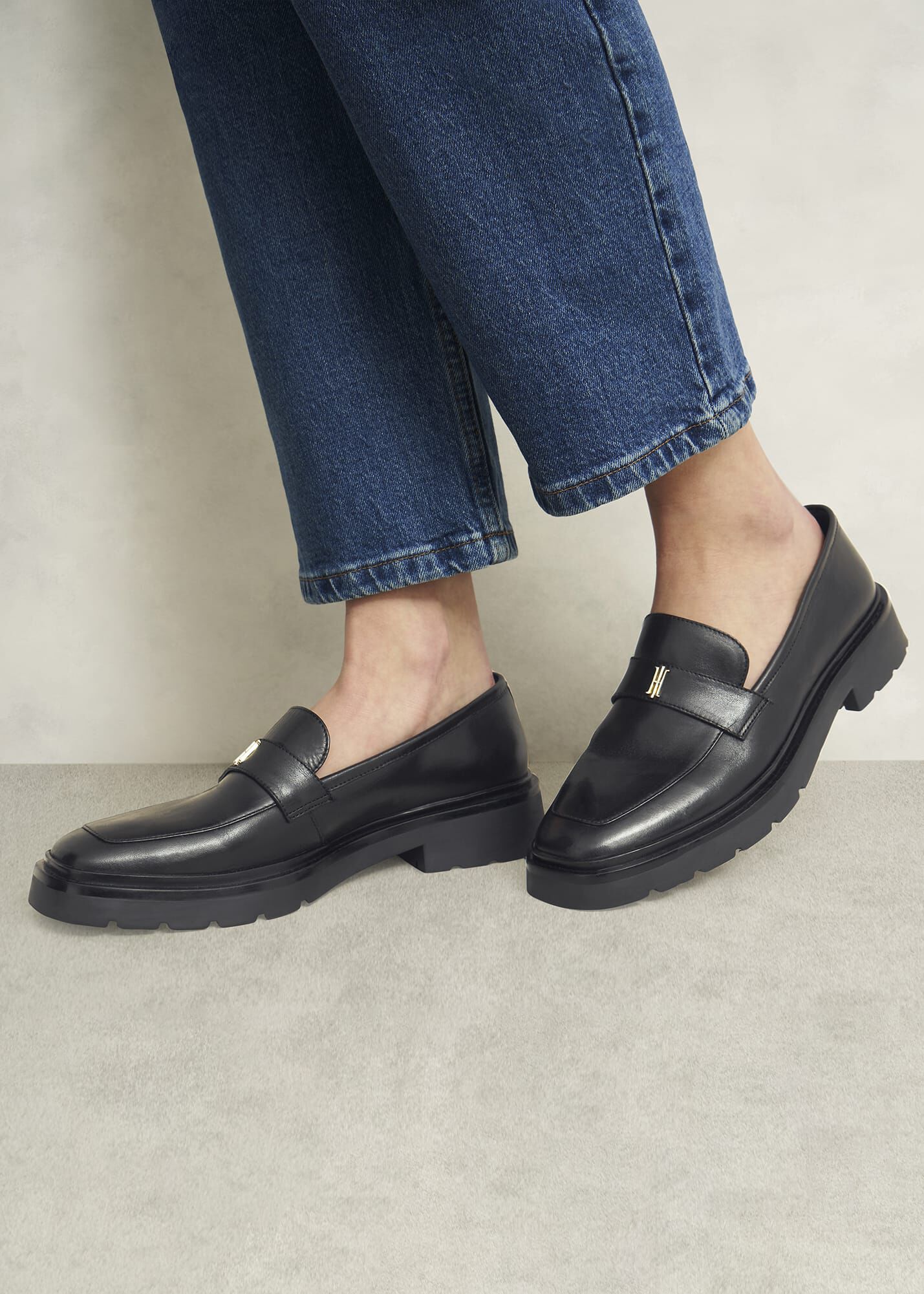 Saige Leather Loafers