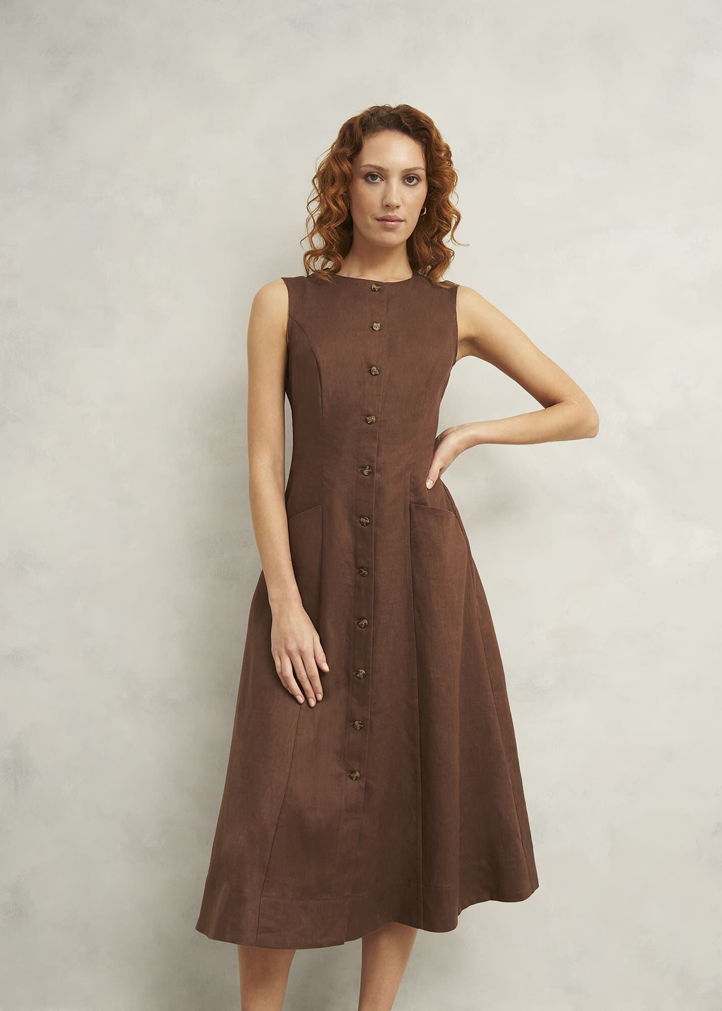 Carmen Linen Dress
