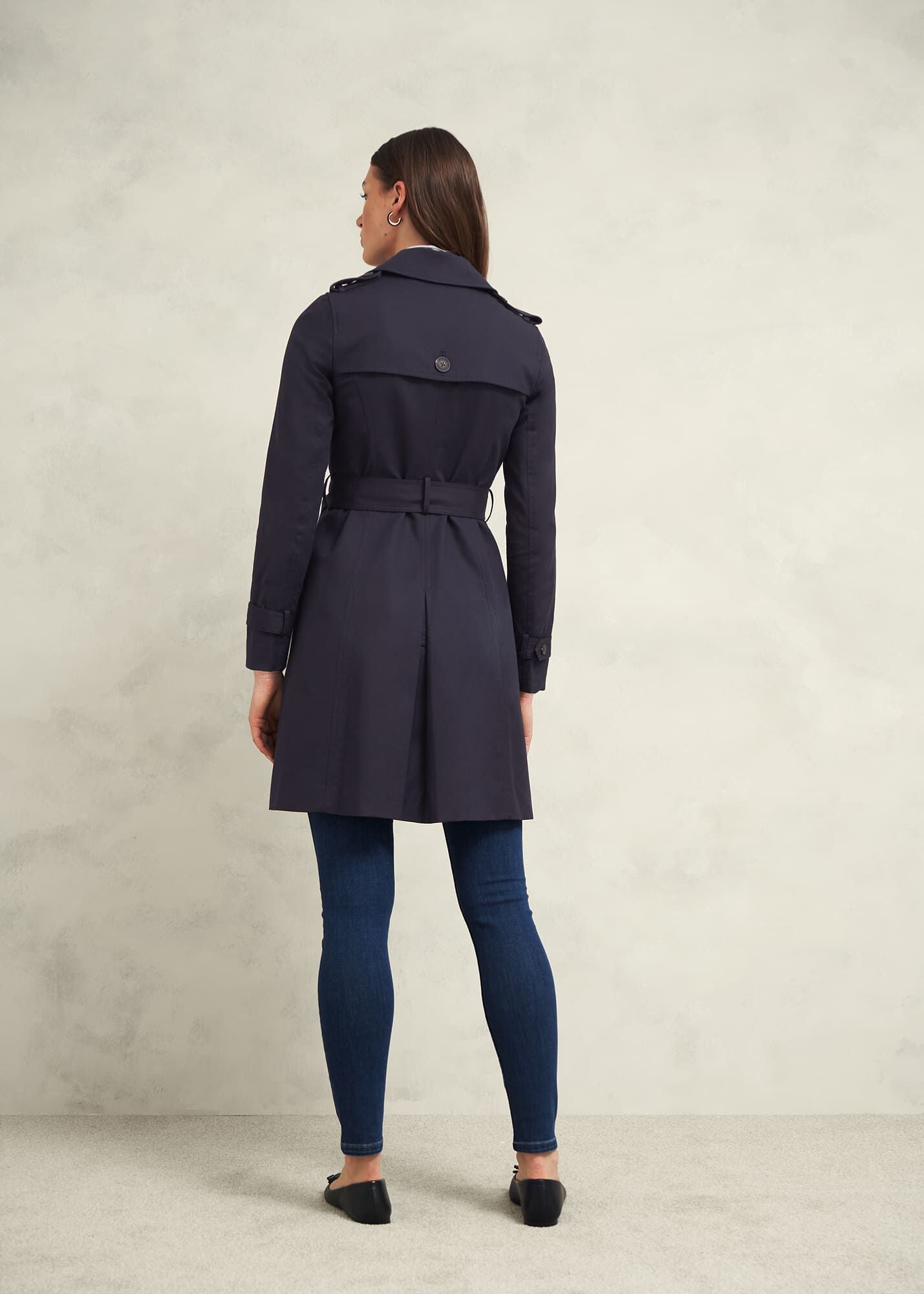Saskia Shower Resistant Trench Coat