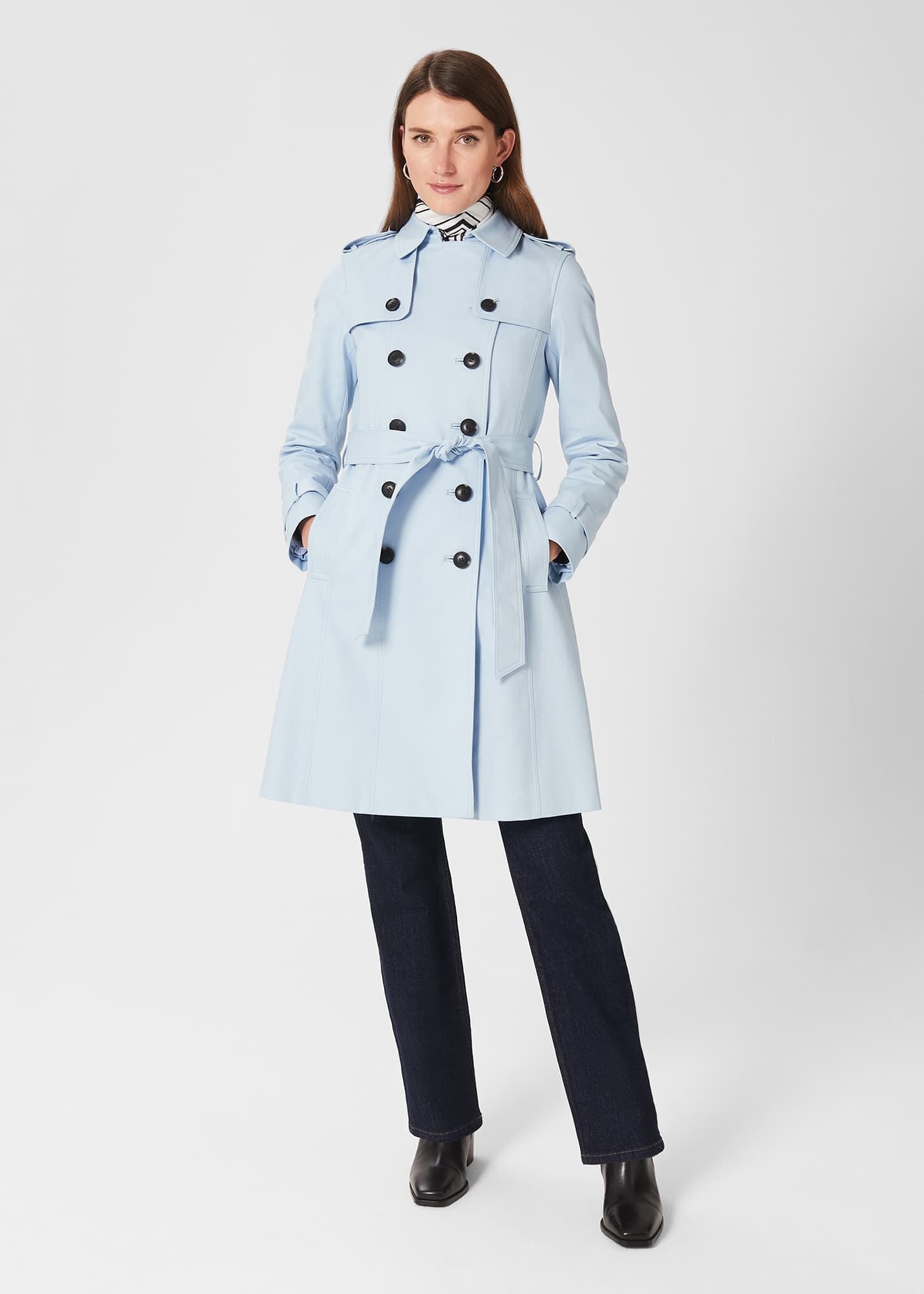 Saskia Shower Resistant Trench Coat