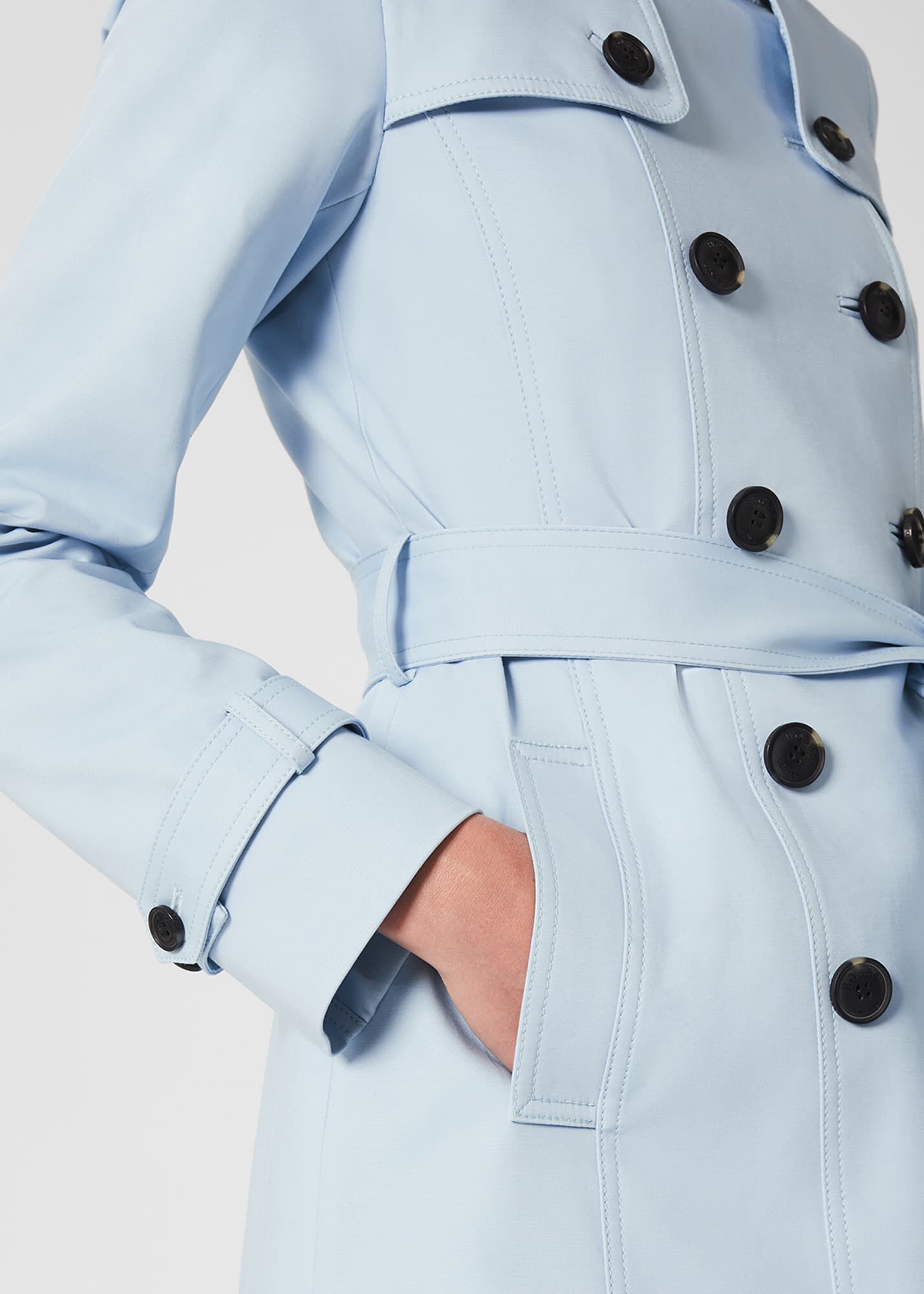 Saskia Shower Resistant Trench Coat