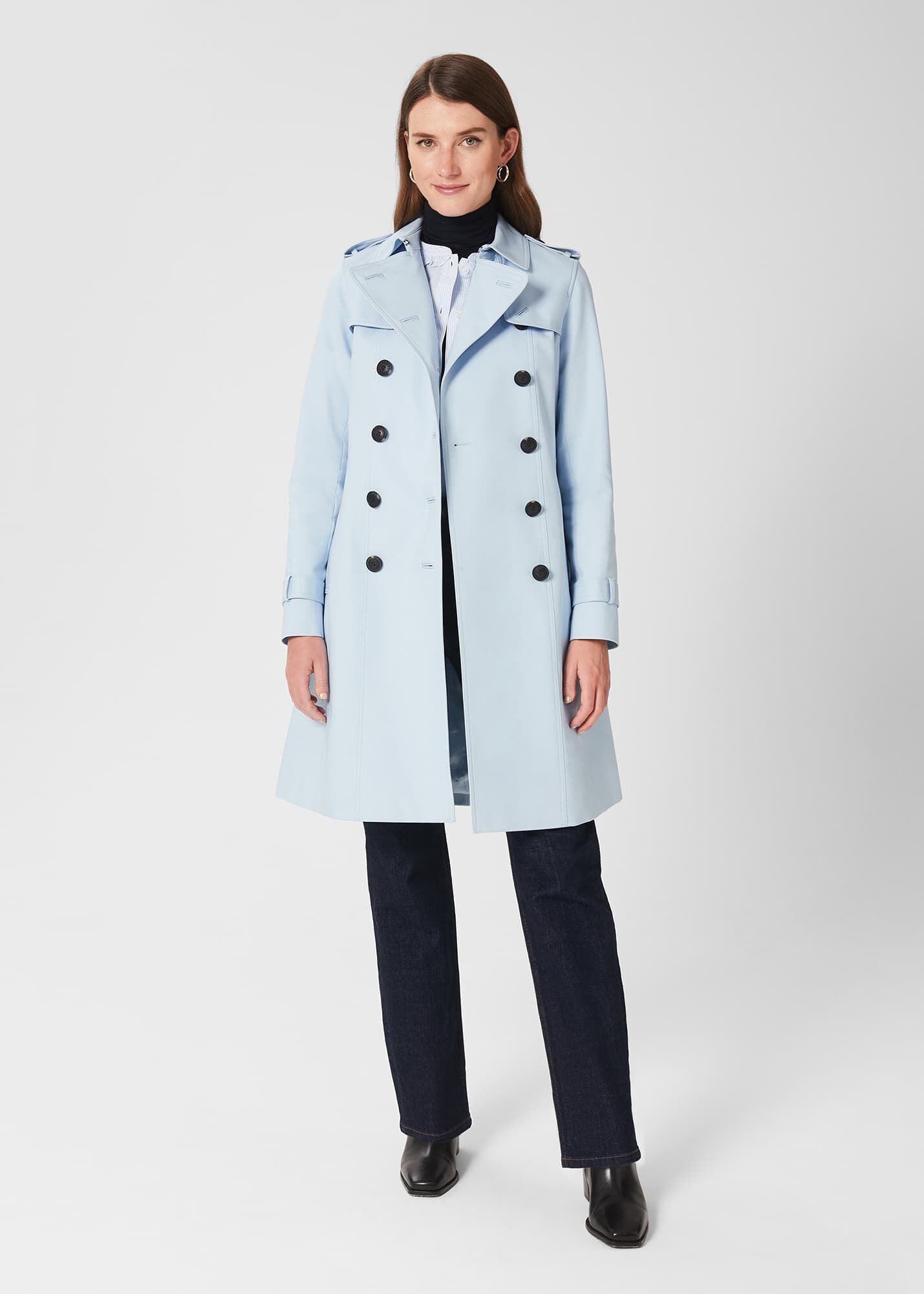 Saskia Shower Resistant Trench Coat