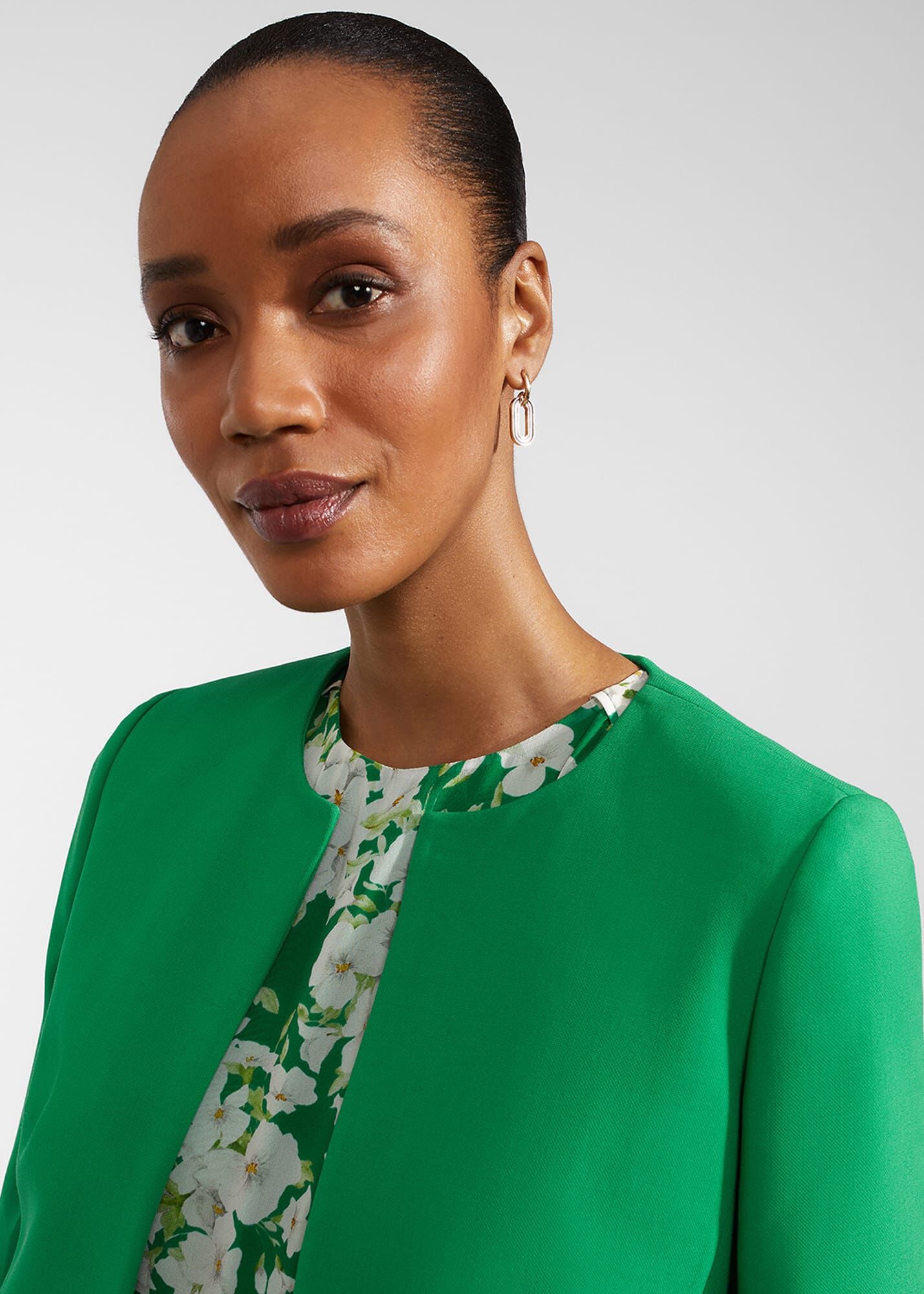 Elize Crepe Jacket