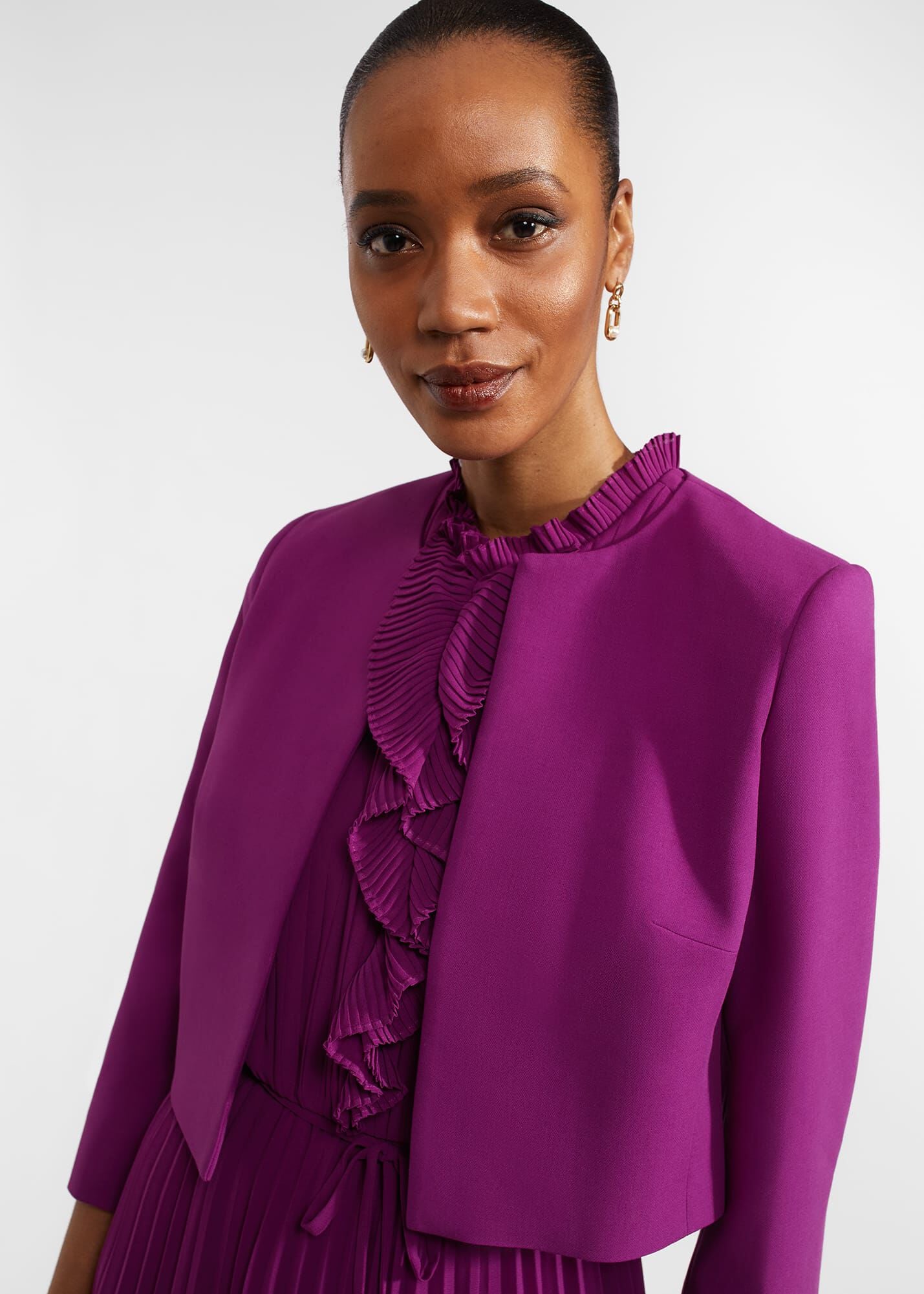 Elize Crepe Jacket