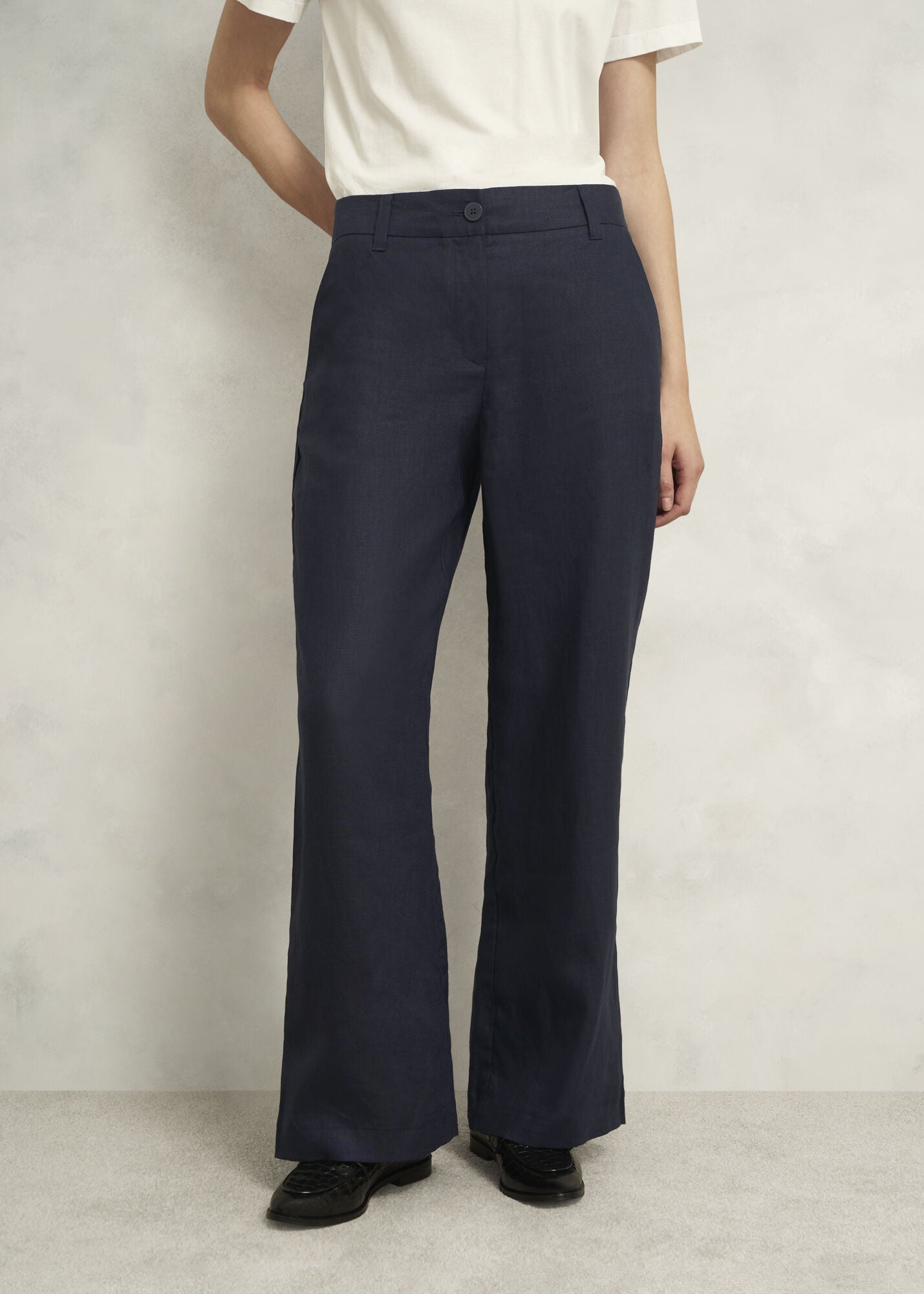 Petite Lynn Linen Trousers