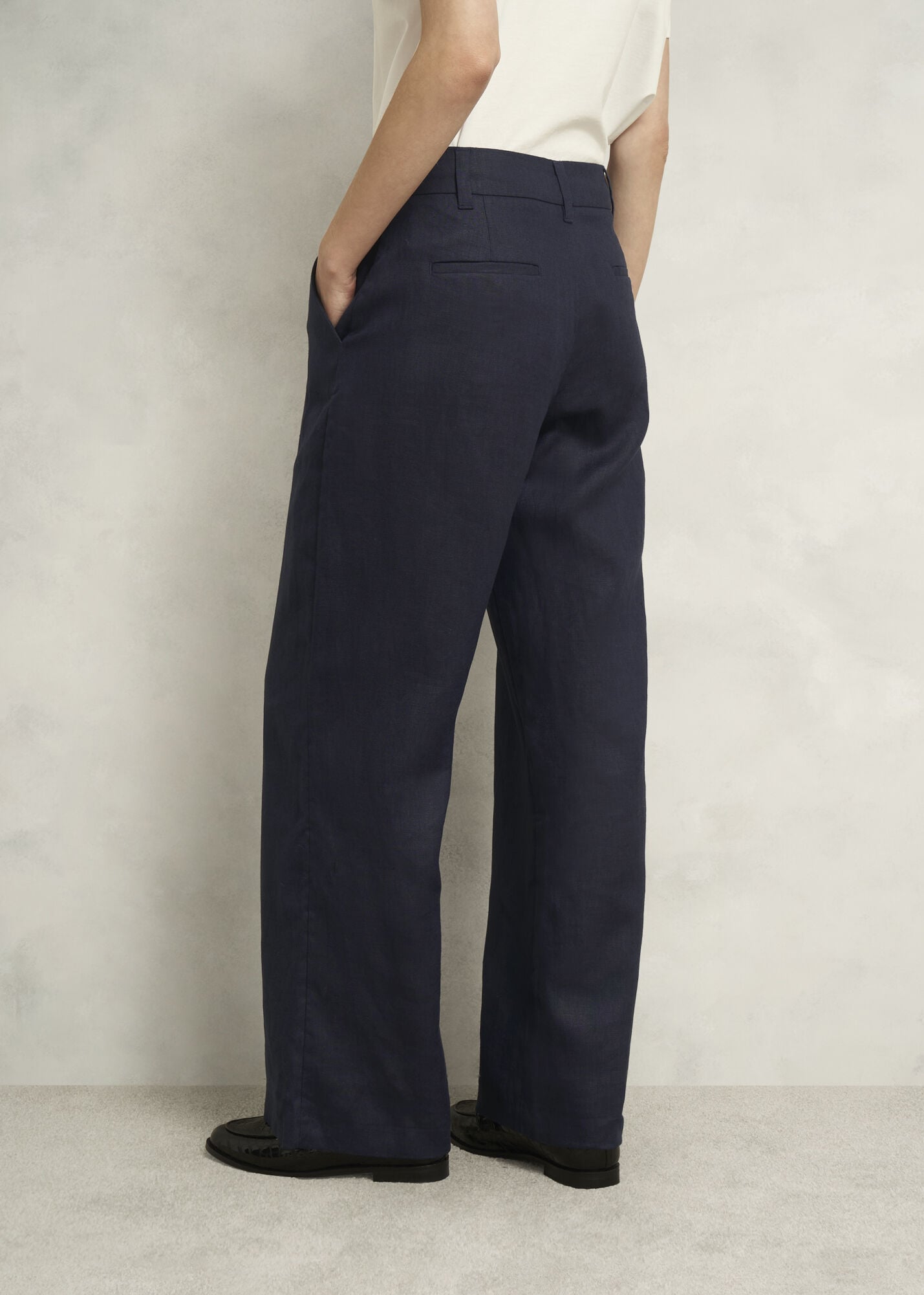 Petite Lynn Linen Trousers