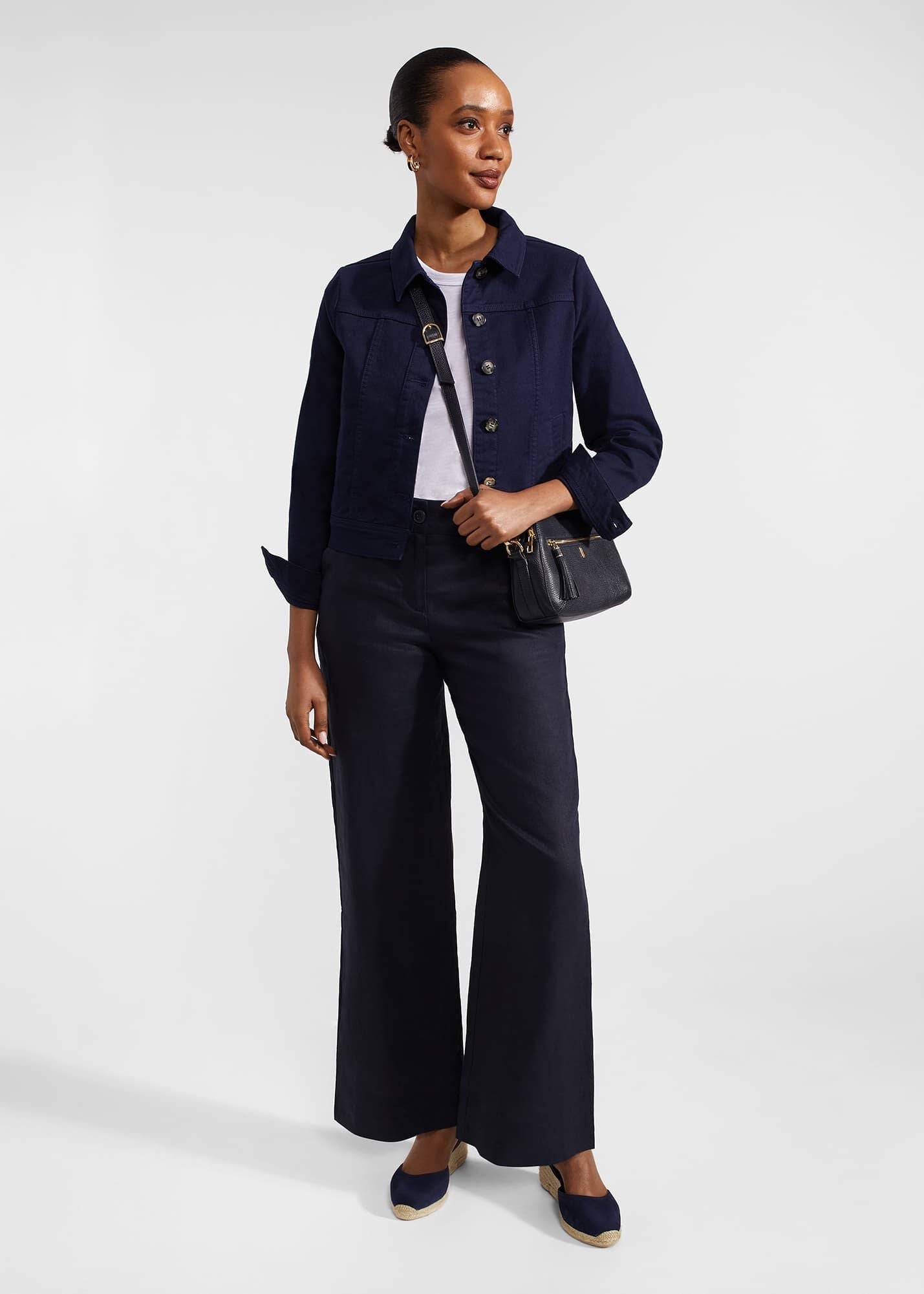 Petite Lynn Linen Trousers