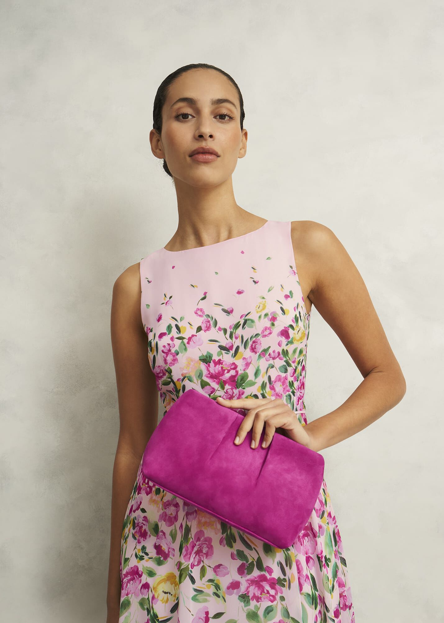 Clifton Suede Clutch