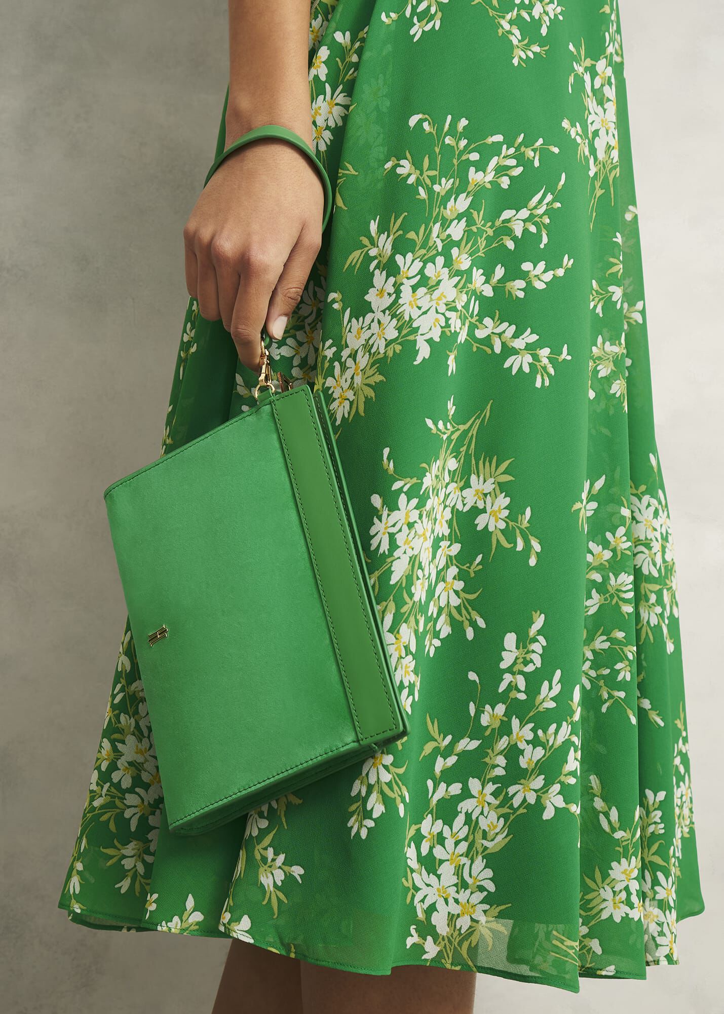 Catherine Leather Wristlet
