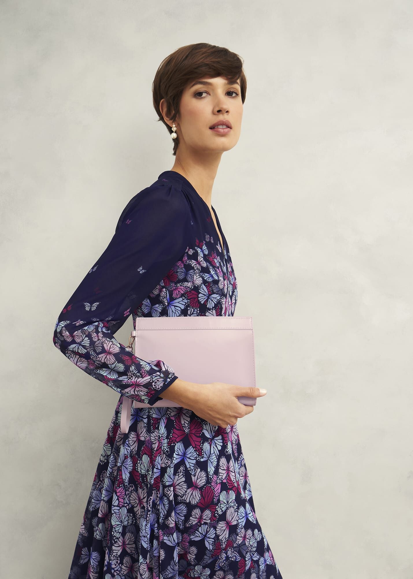Catherine Leather Wristlet