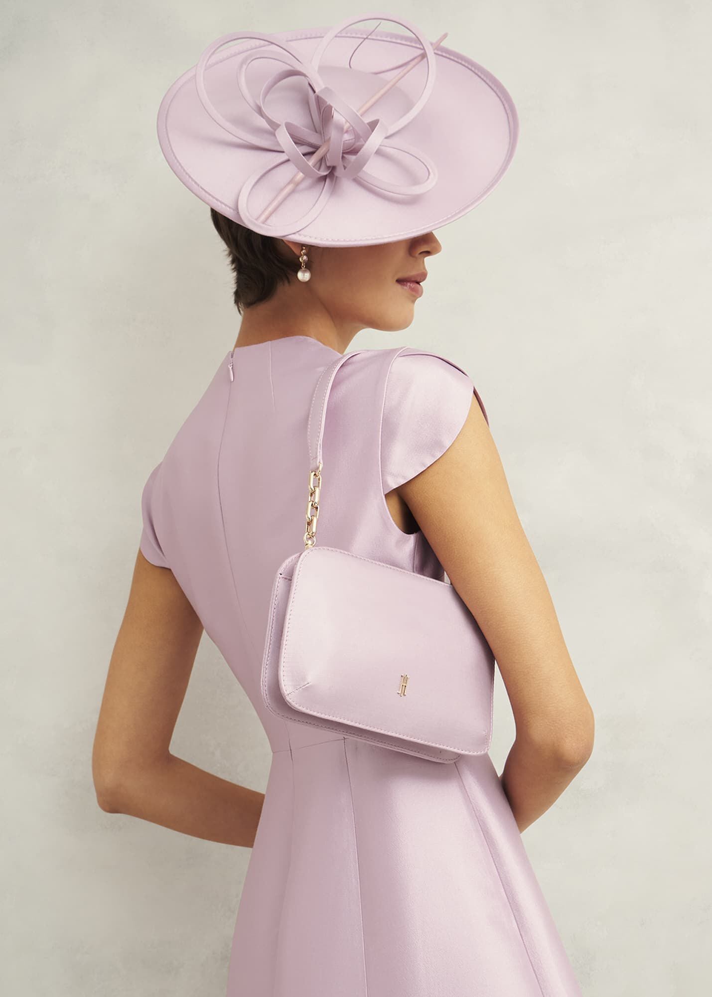 Milan Wool Silk Clutch Bag