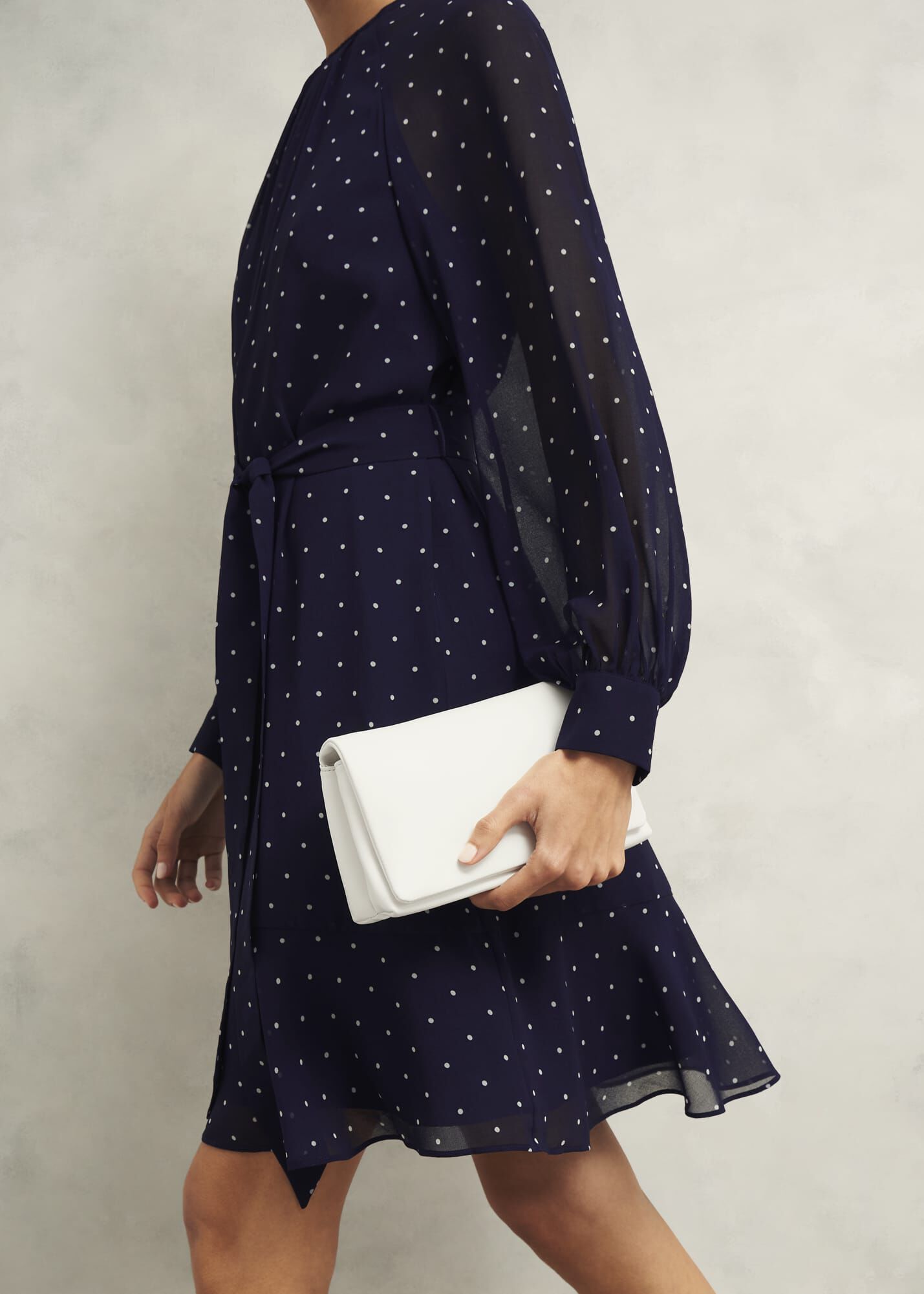 Jas Leather Clutch Bag