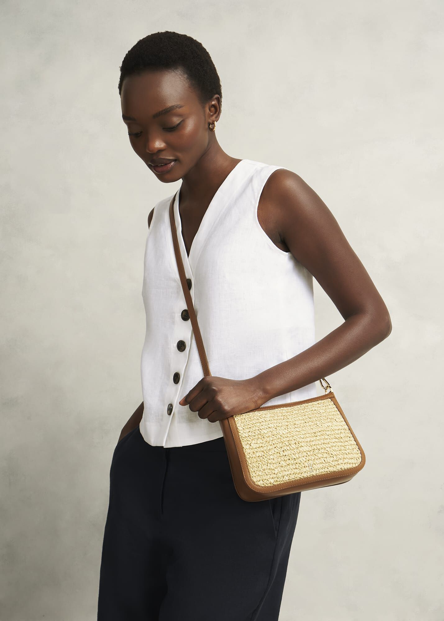 Briella Raffia Bag
