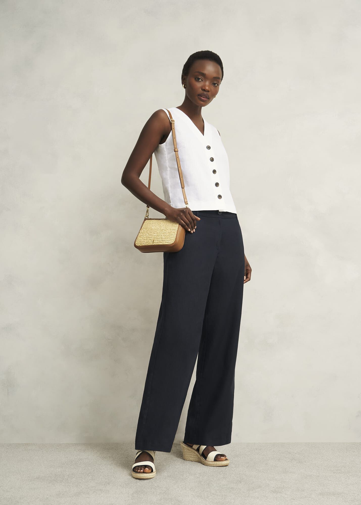 Briella Raffia Bag
