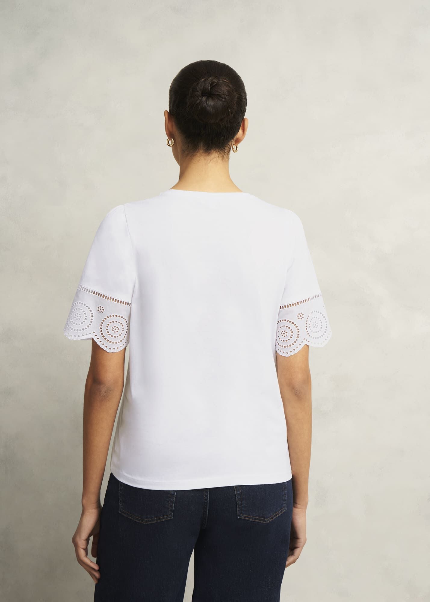 Sandra Cotton Broderie Top