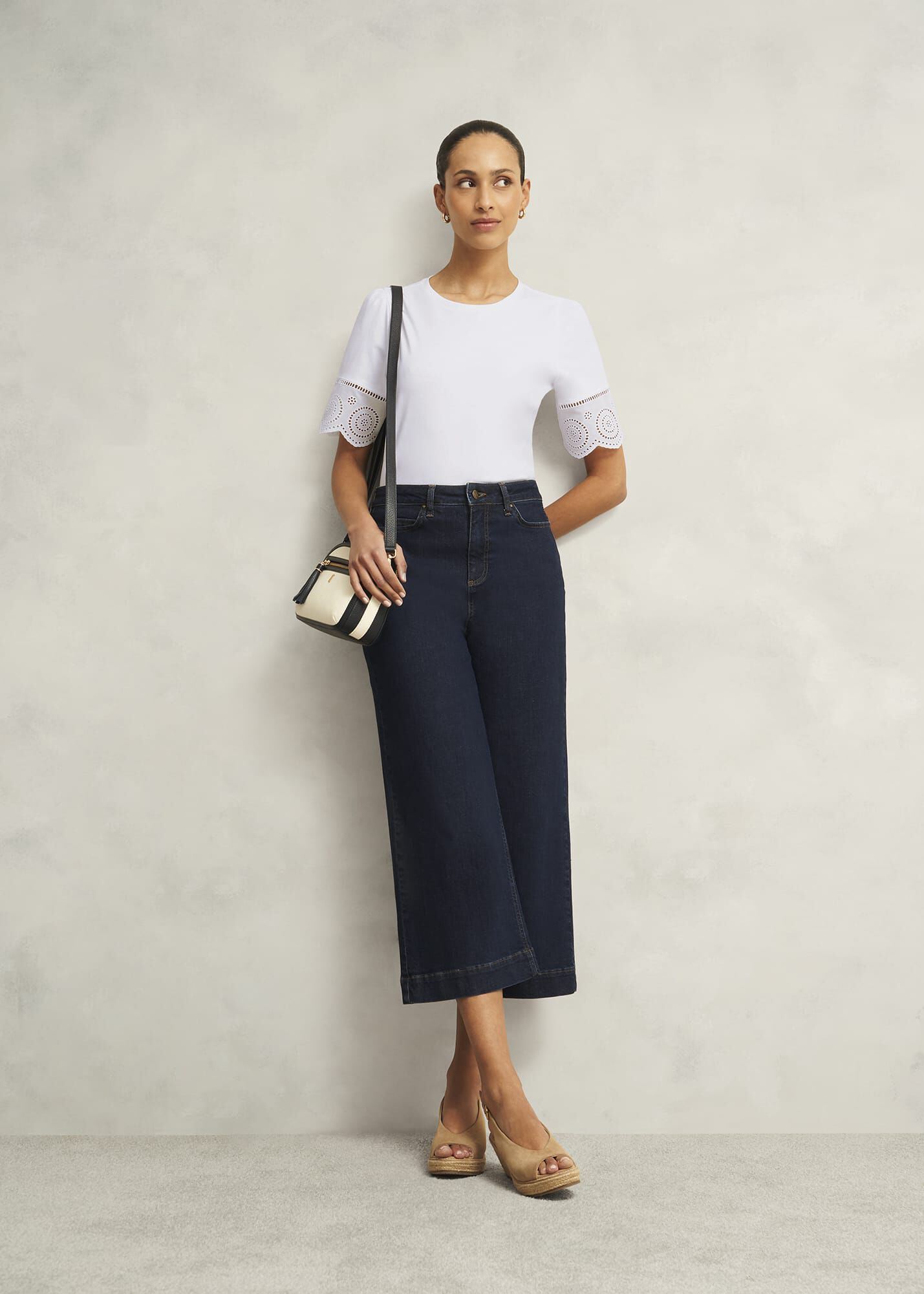 Sandra Cotton Broderie Top