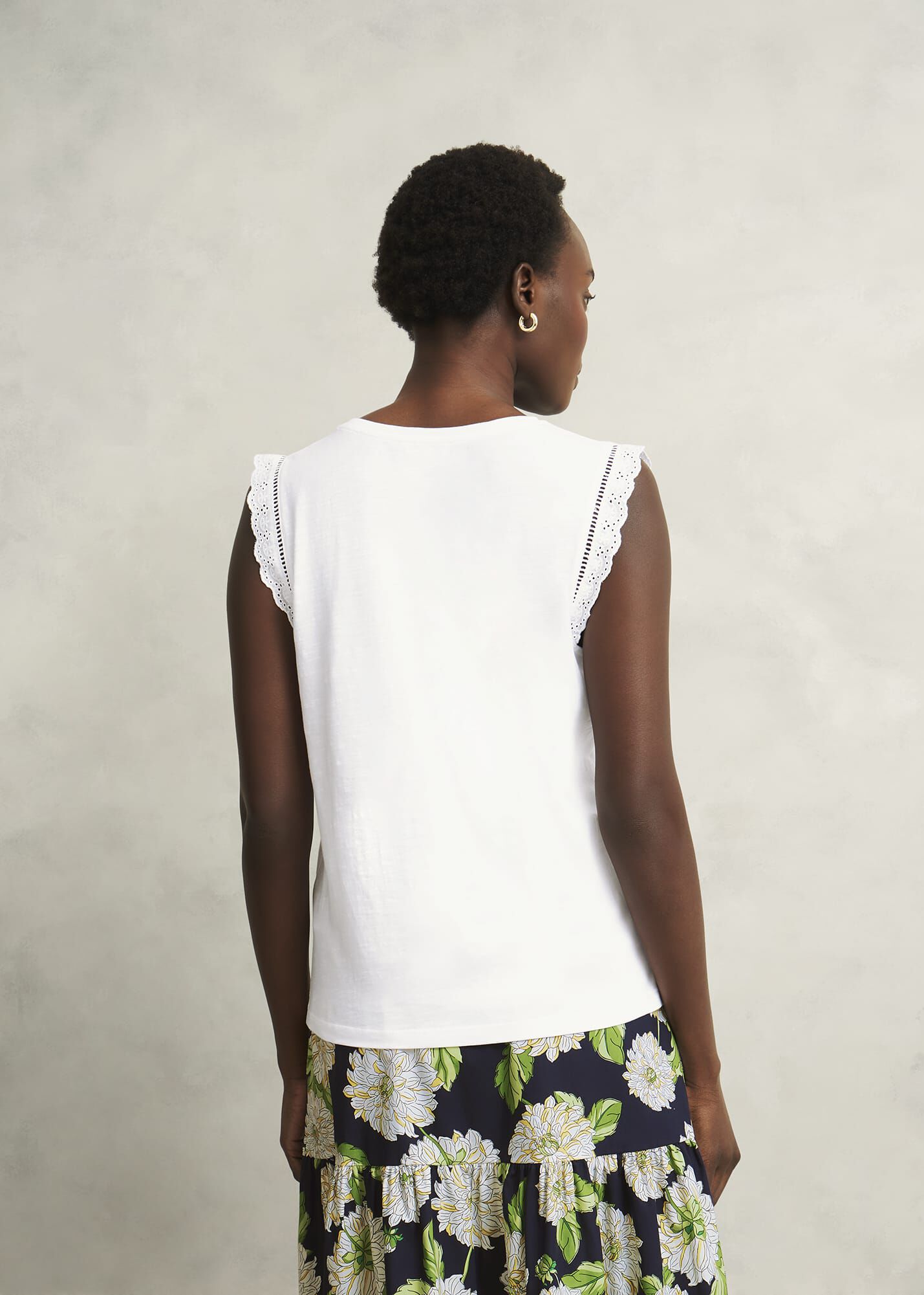 Leia Cotton Broderie Top