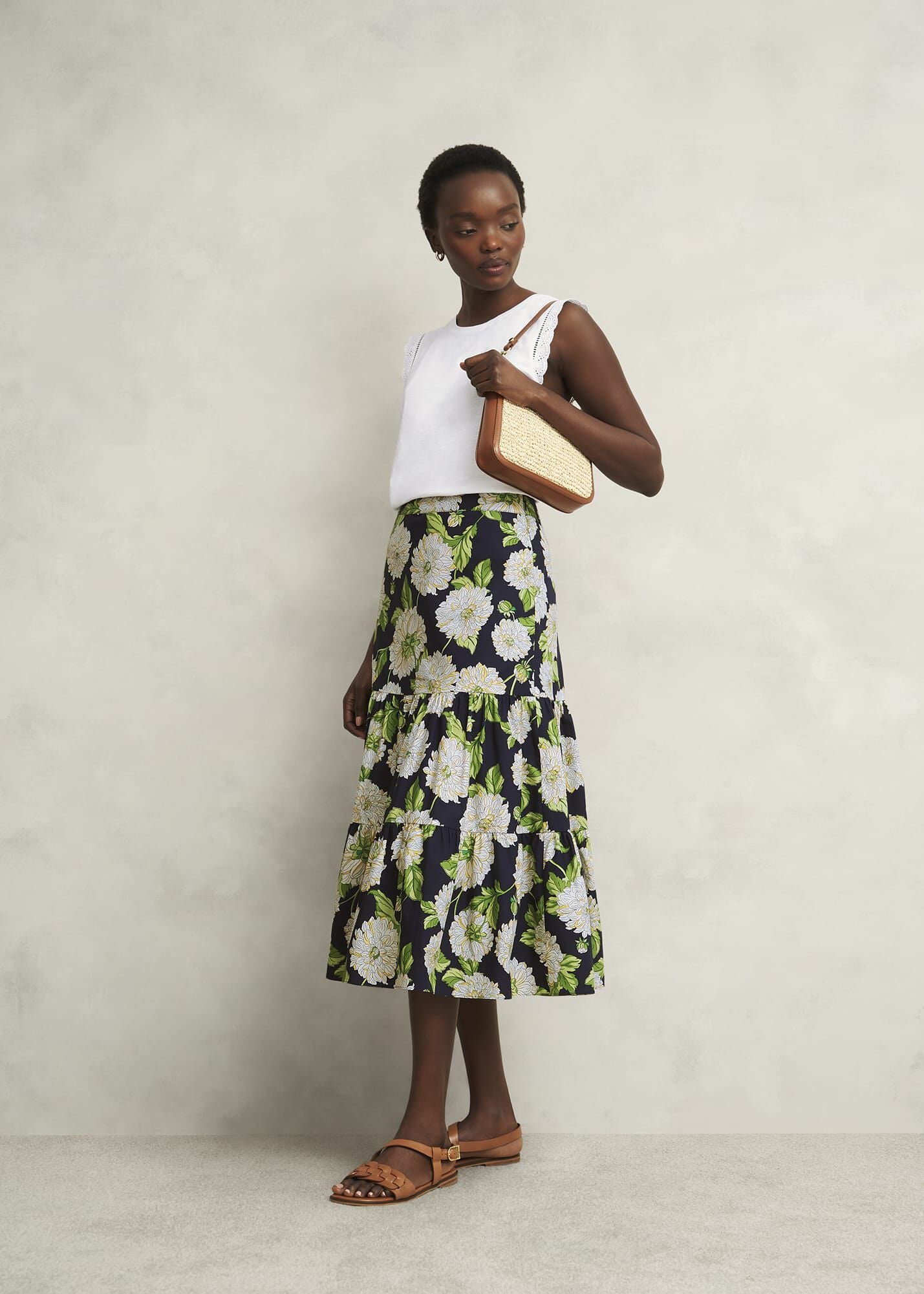 Leia Cotton Broderie Top