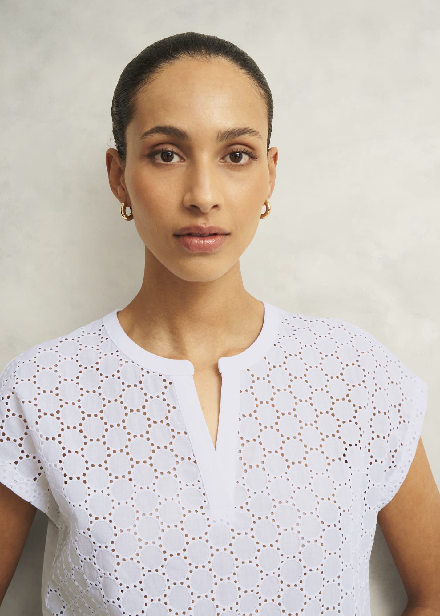 Joanna Broderie Top