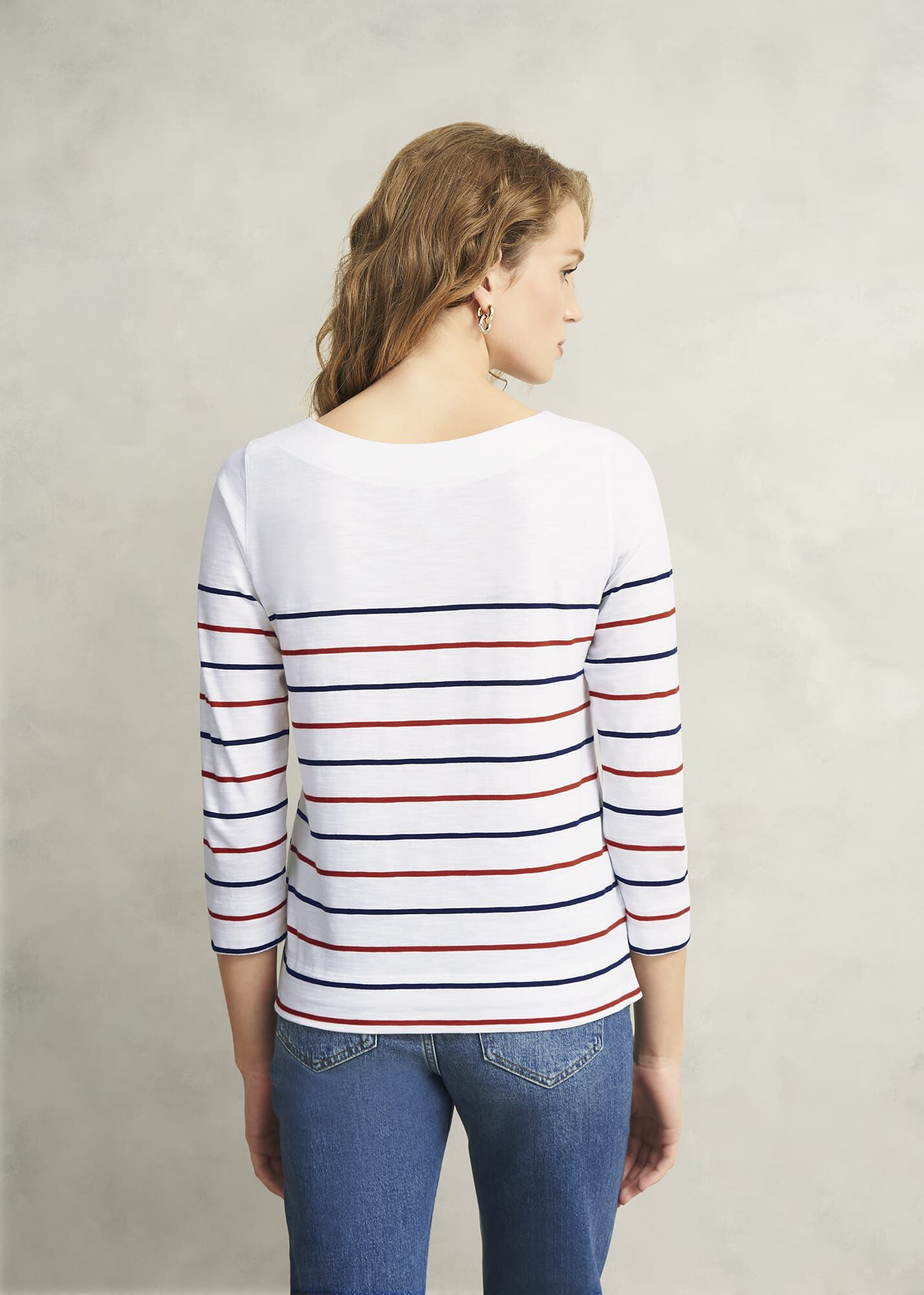 Avia Cotton Slub Striped T-Shirt