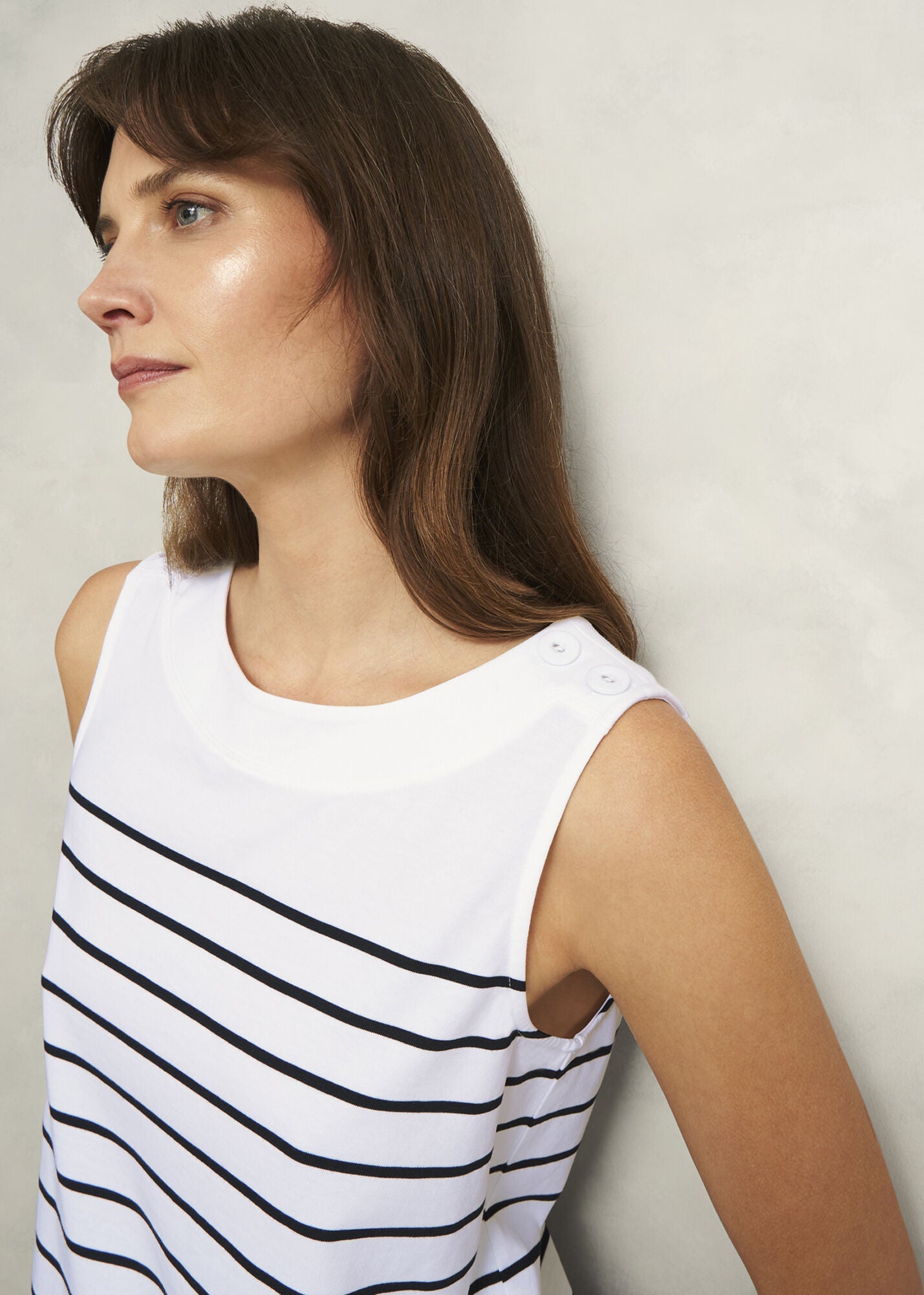 Maddy Cotton Striped Top