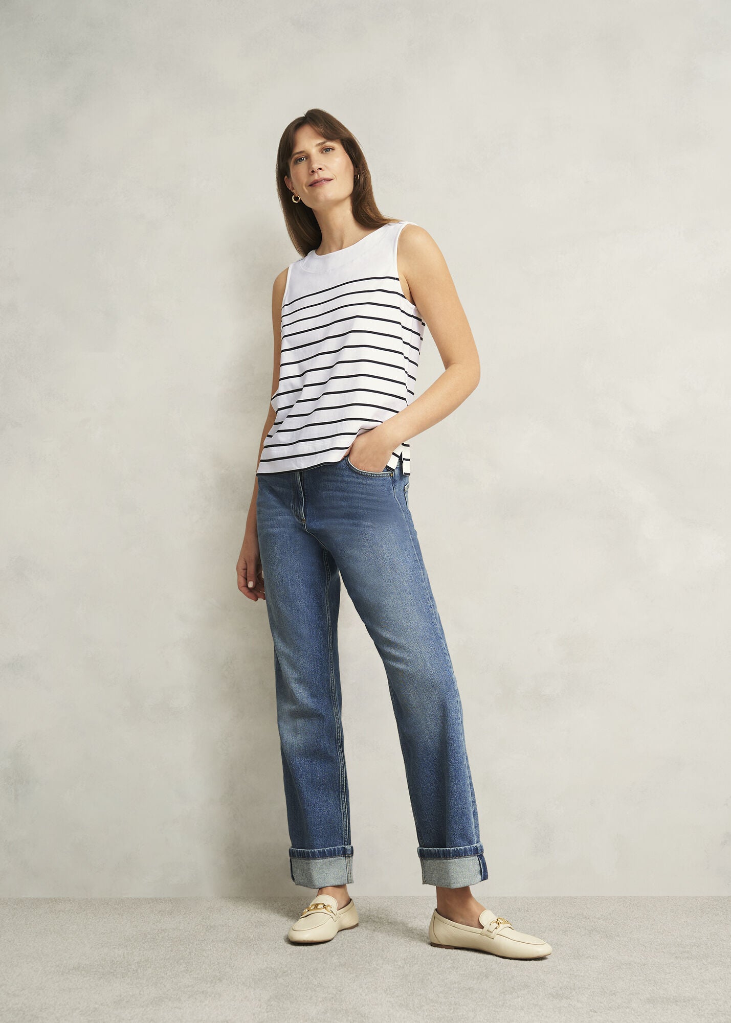 Maddy Cotton Striped Top