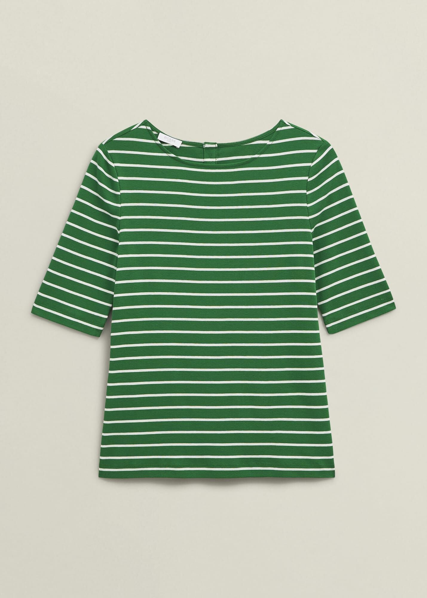 Katie Cotton Button Back Top