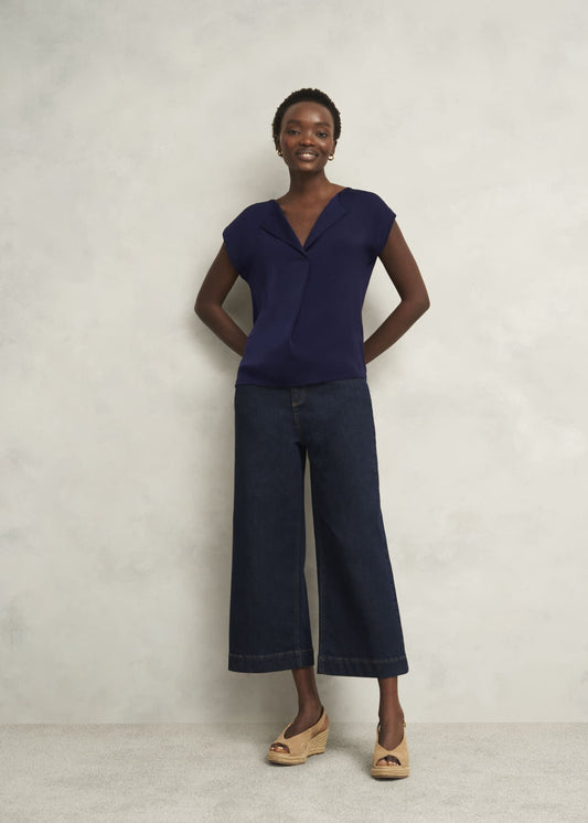 Sylvie Satin Front Top