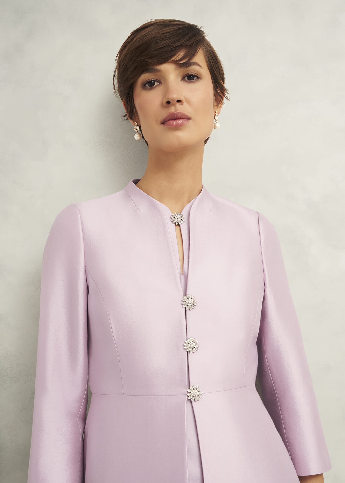Rhea Wool Silk Coat