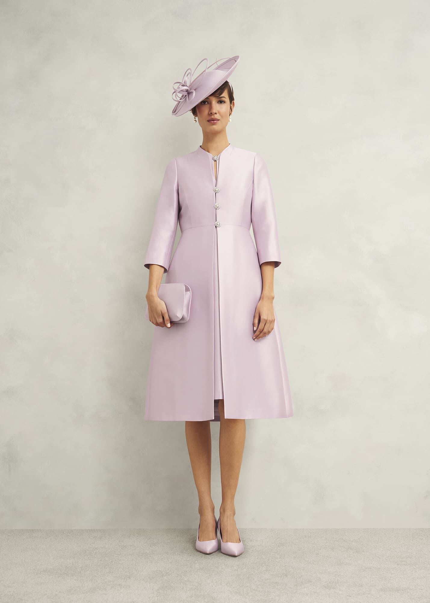 Rhea Wool Silk Coat