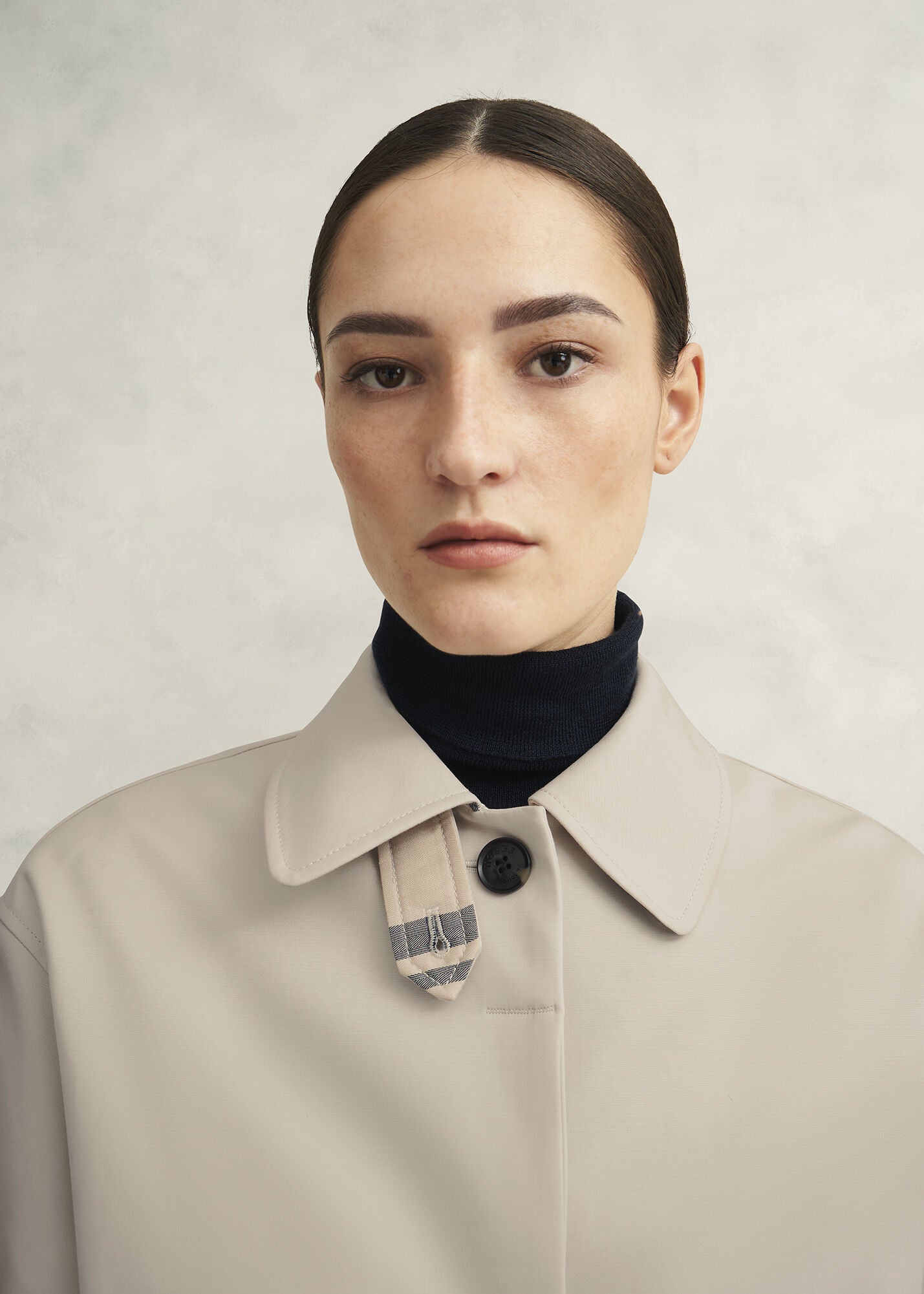 Frida Shower Resistant Short Trench Coat