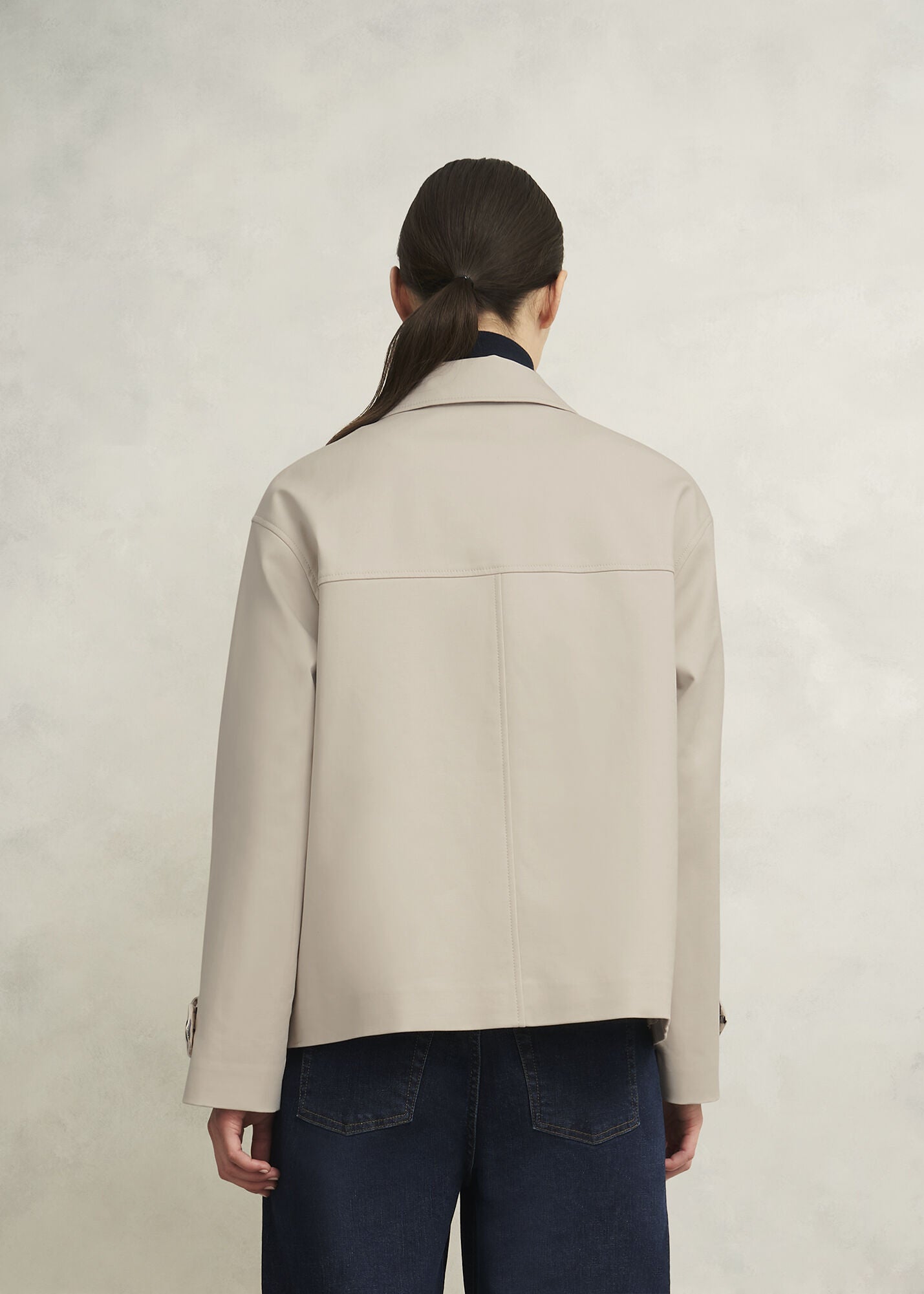 Frida Shower Resistant Short Trench Coat