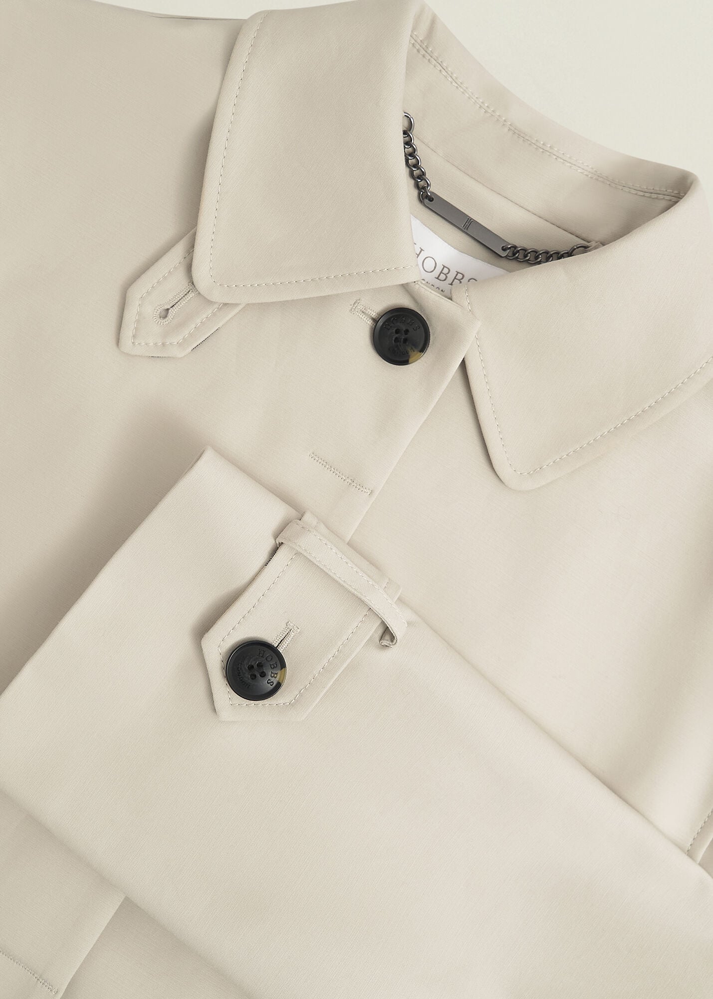 Frida Shower Resistant Short Trench Coat