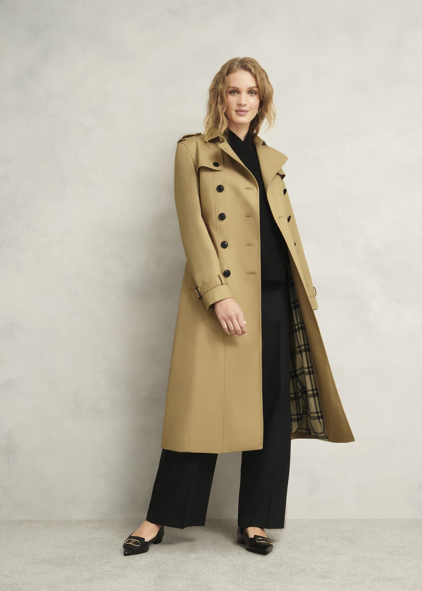 Skylar Shower Resistant Midi Trench