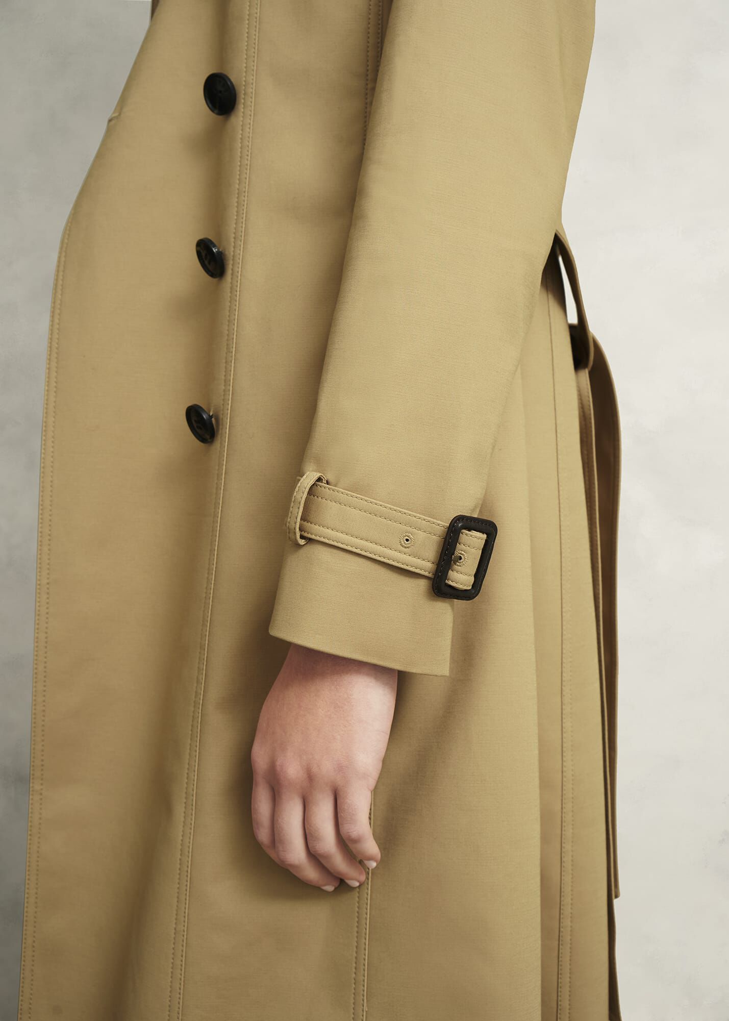 Skylar Shower Resistant Midi Trench