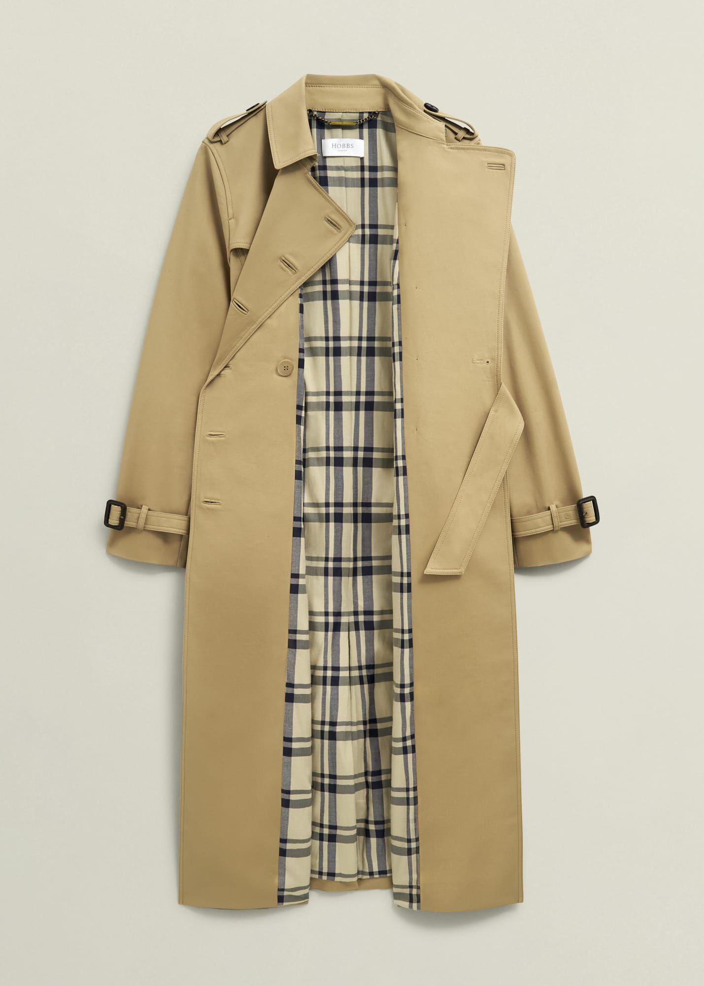 Skylar Shower Resistant Midi Trench
