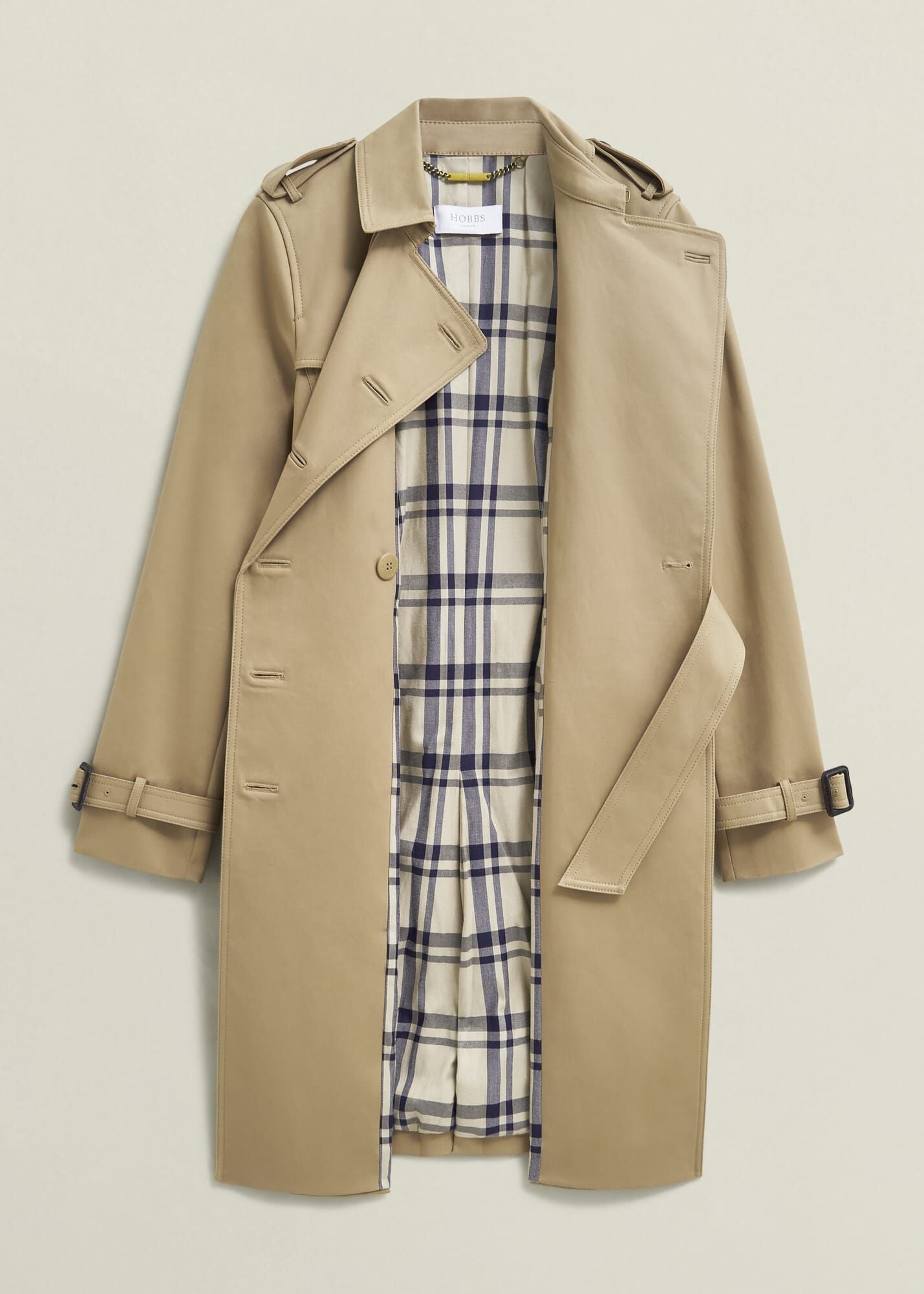 Skylar Shower Resistant Trench Coat