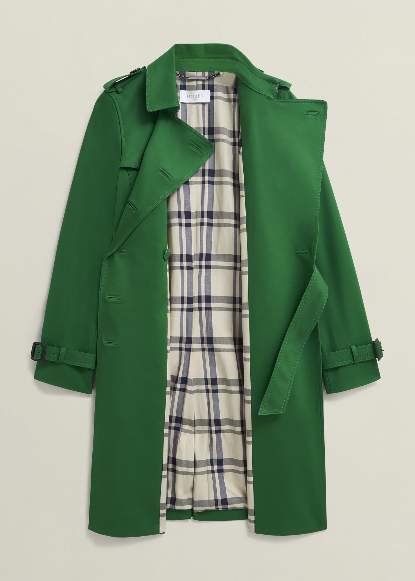 Skylar Shower Resistant Trench Coat