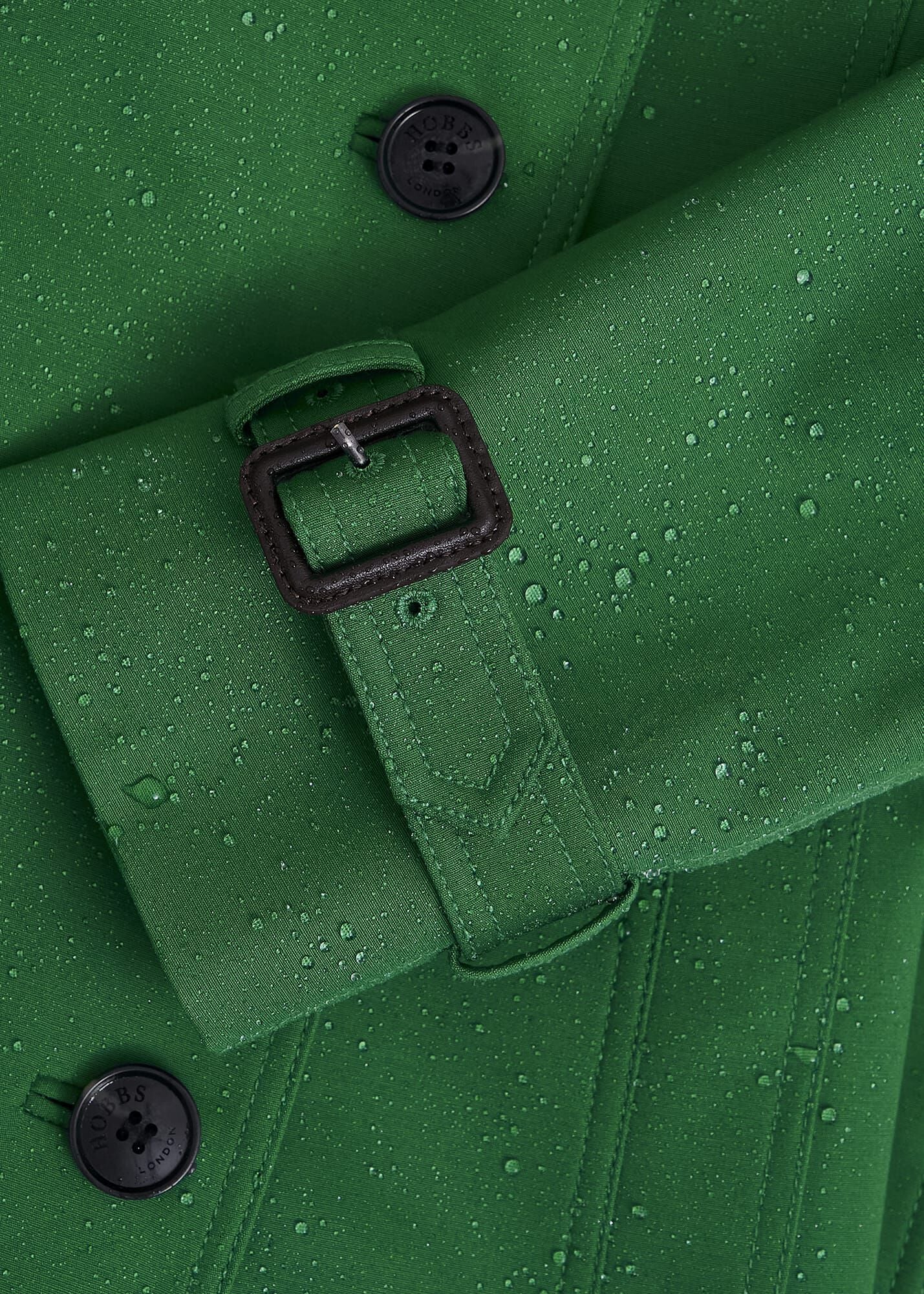 Skylar Shower Resistant Trench Coat